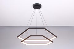 DITRI CASCADE DXC43 Hexagon Modern Chandelier Light Fixture