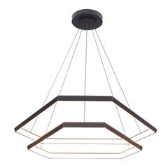 DITRI CASCADE DXC43 Hexagon Modern Chandelier Light Fixture