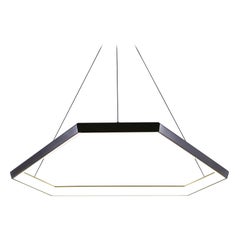 DITRI DX34 Hexagon Geometric Modern LED Chandelier Light Fixture