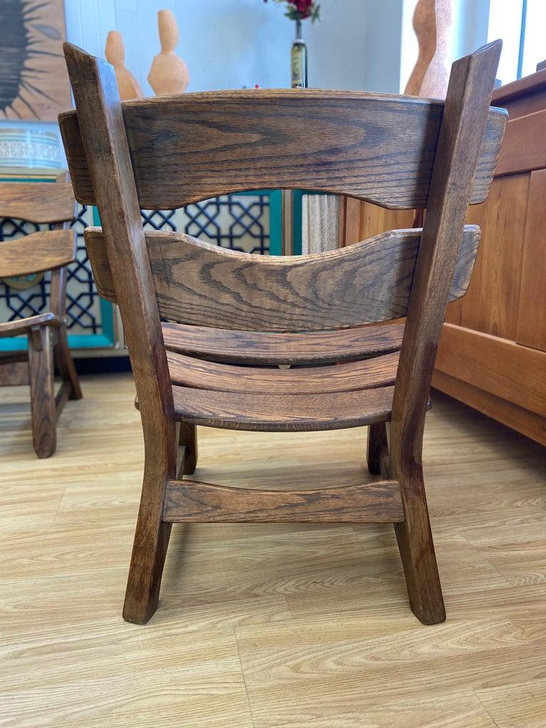 Dittmann & Co Brutalist Fireplace Lounge Chairs, 1960s, Netherlands In Good Condition In San Antonio, TX
