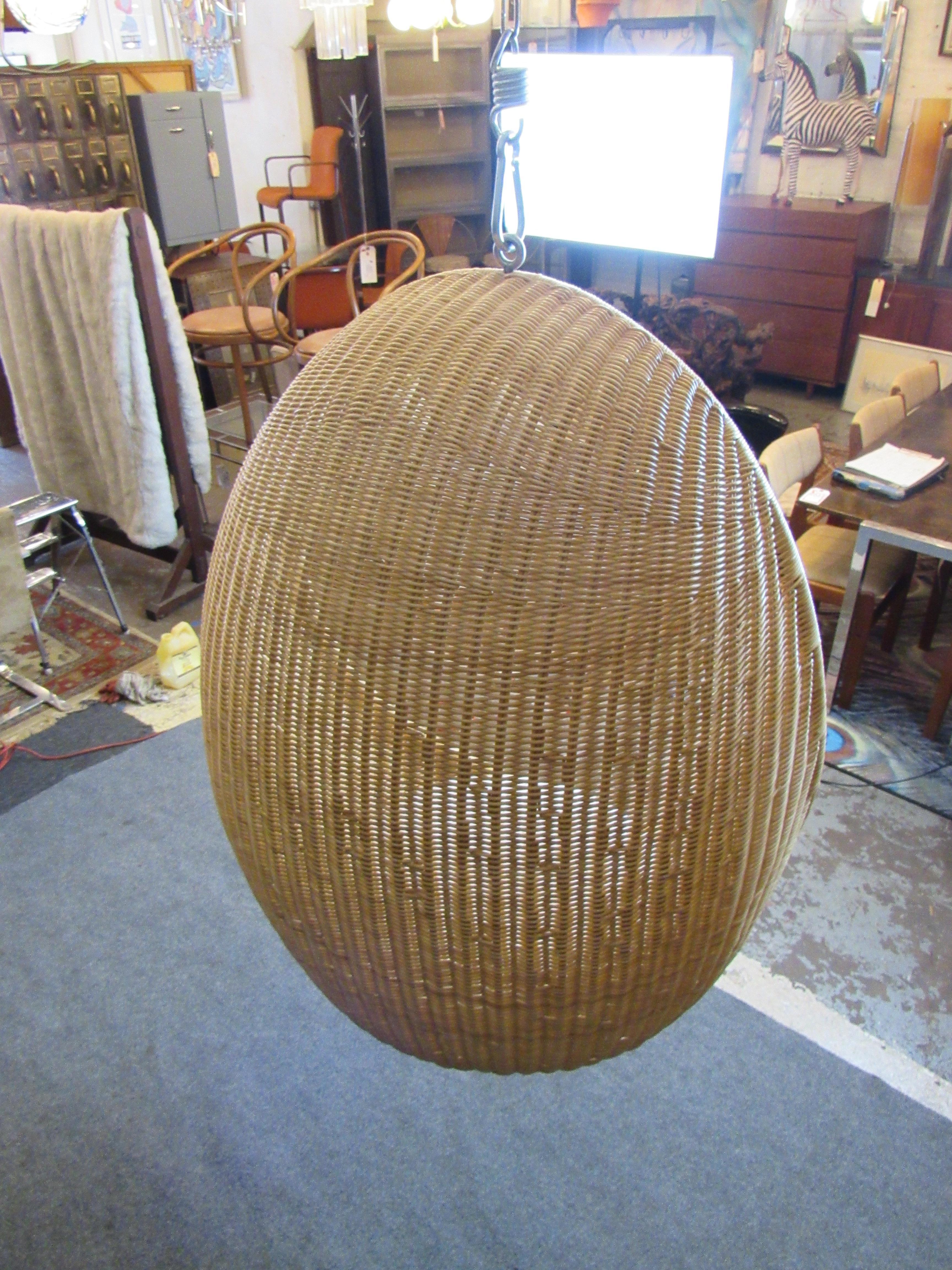 Indonesian Ditzel Hanging Egg Chair by Sika Design For Sale