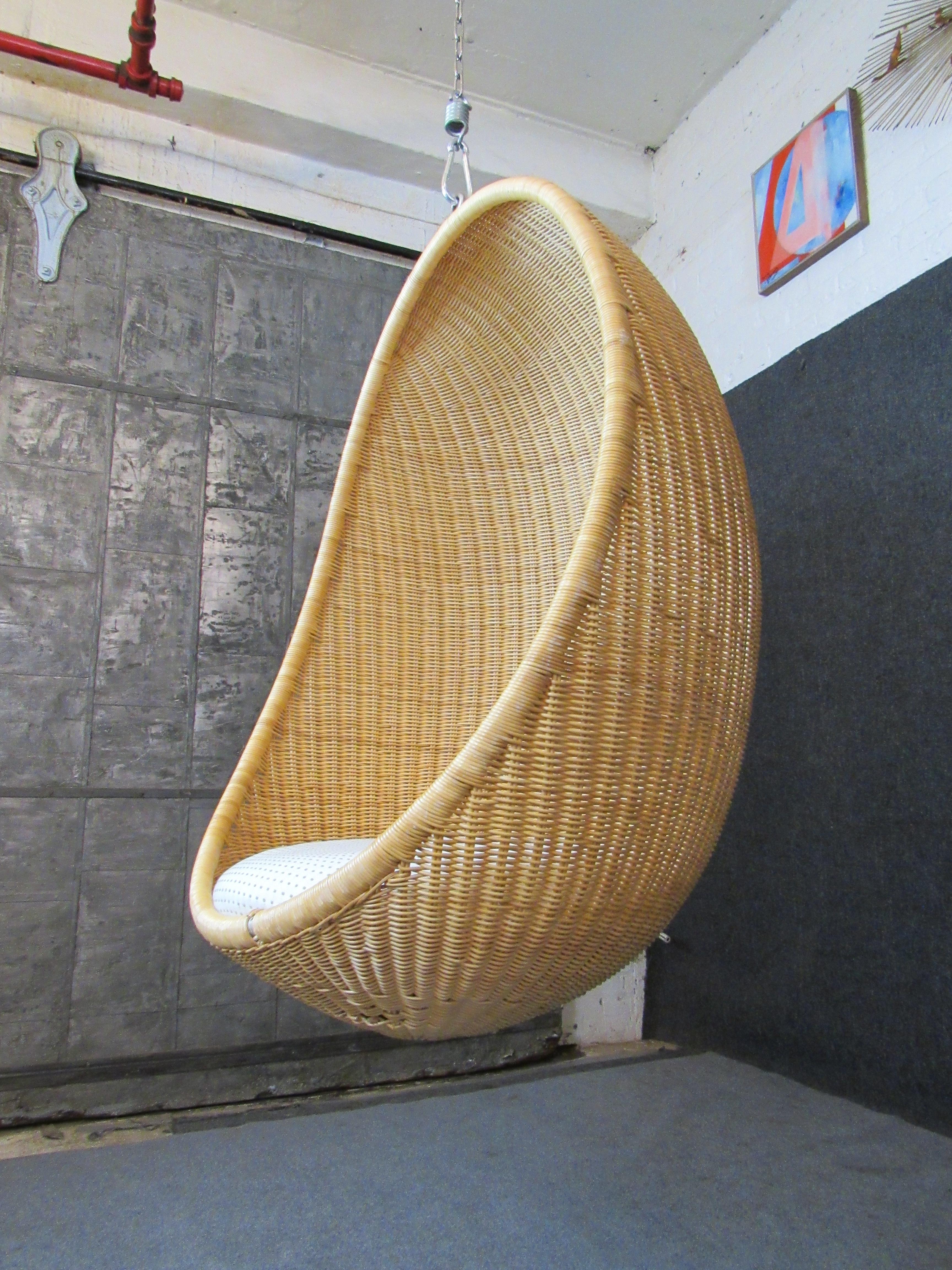 Contemporary Ditzel Hanging Egg Chair by Sika Design