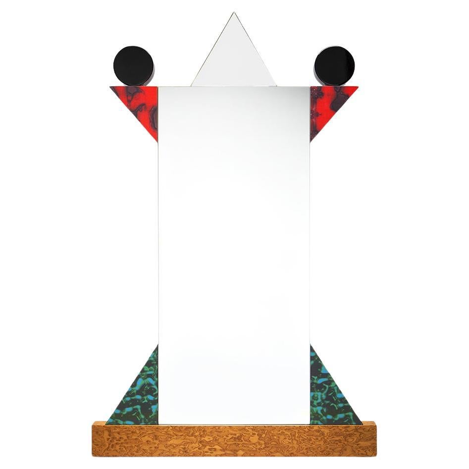 Diva Mirror, by Ettore Sottsass for Memphis Milano Collection For Sale