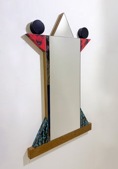 Diva-Spiegel von Ettore Sottsass, Memphis Milano, 1984