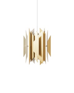 Pendelleuchte „DIVAN 2“, 245, Pendelleuchte aus massivem Messing von LYFA