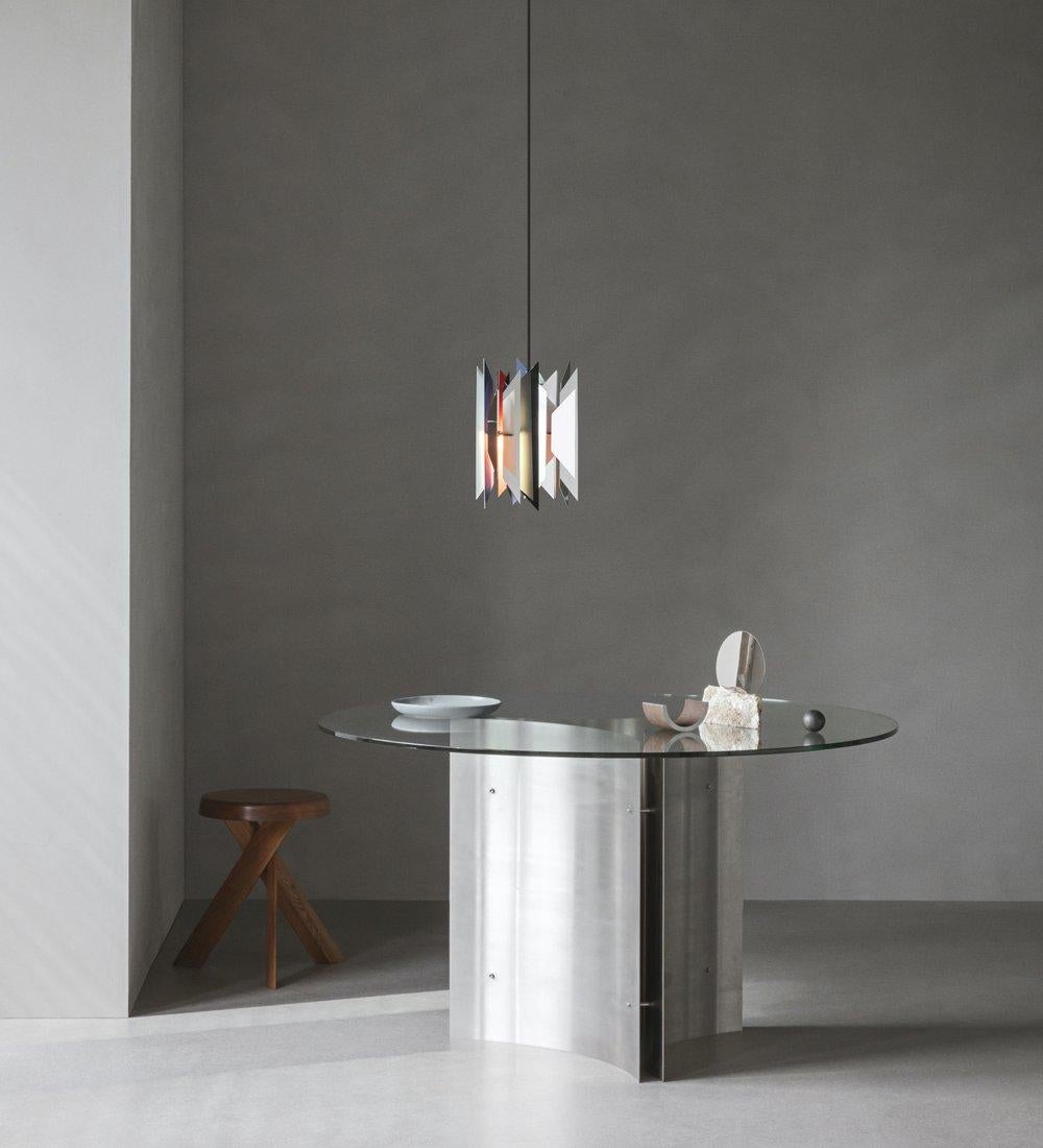 'DIVAN 2', 245, Pendant Lamp in Stainless Steel by LYFA In New Condition For Sale In Paris, FR