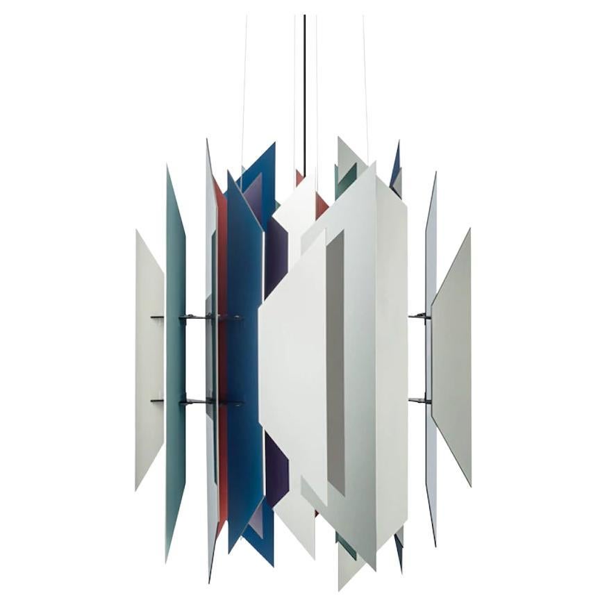 'DIVAN 2', 245, Pendant Lamp in Stainless Steel by LYFA