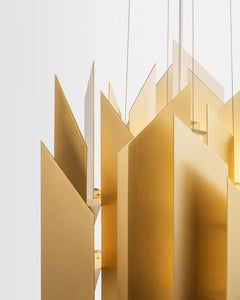 'DIVAN 2', 400, Pendant Lamp in Solid Brass by LYFA