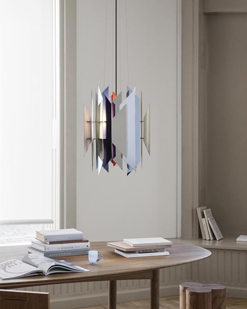 'Divan 2', 400, Pendant Lamp in Stainless Steel by Lyfa In New Condition For Sale In Paris, FR