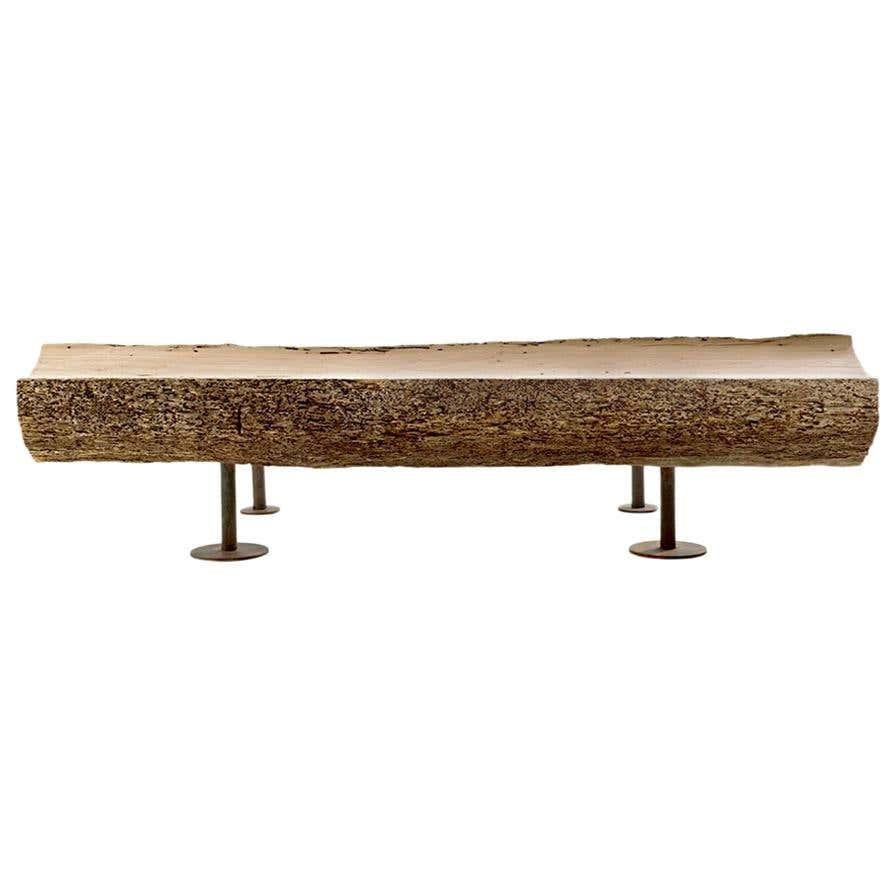 Italian Divan Punto D'Incontro Bench, Designed Riccardo Arbizzoni, Made in Italy For Sale