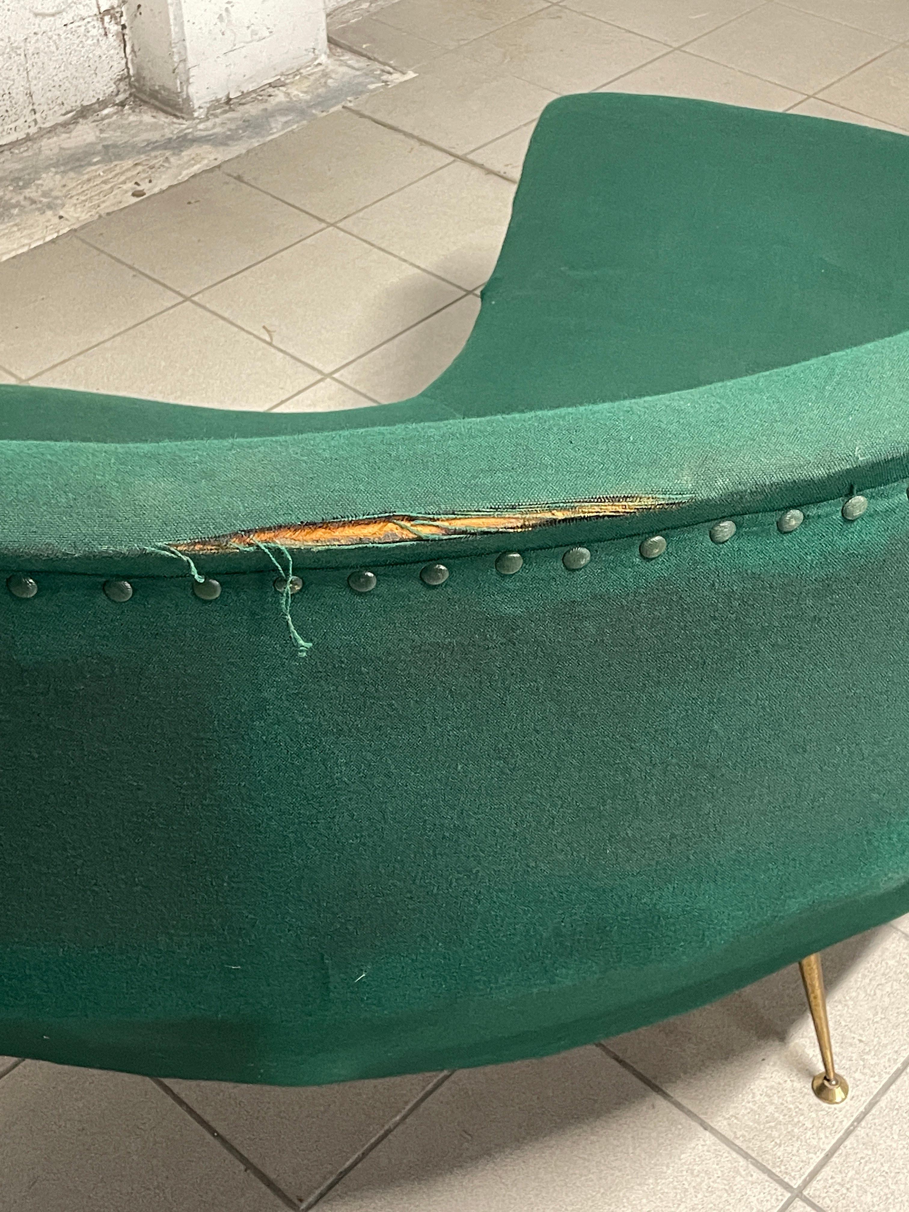 Sofá esquinero de los años 60 de fabricación italiana en venta 4