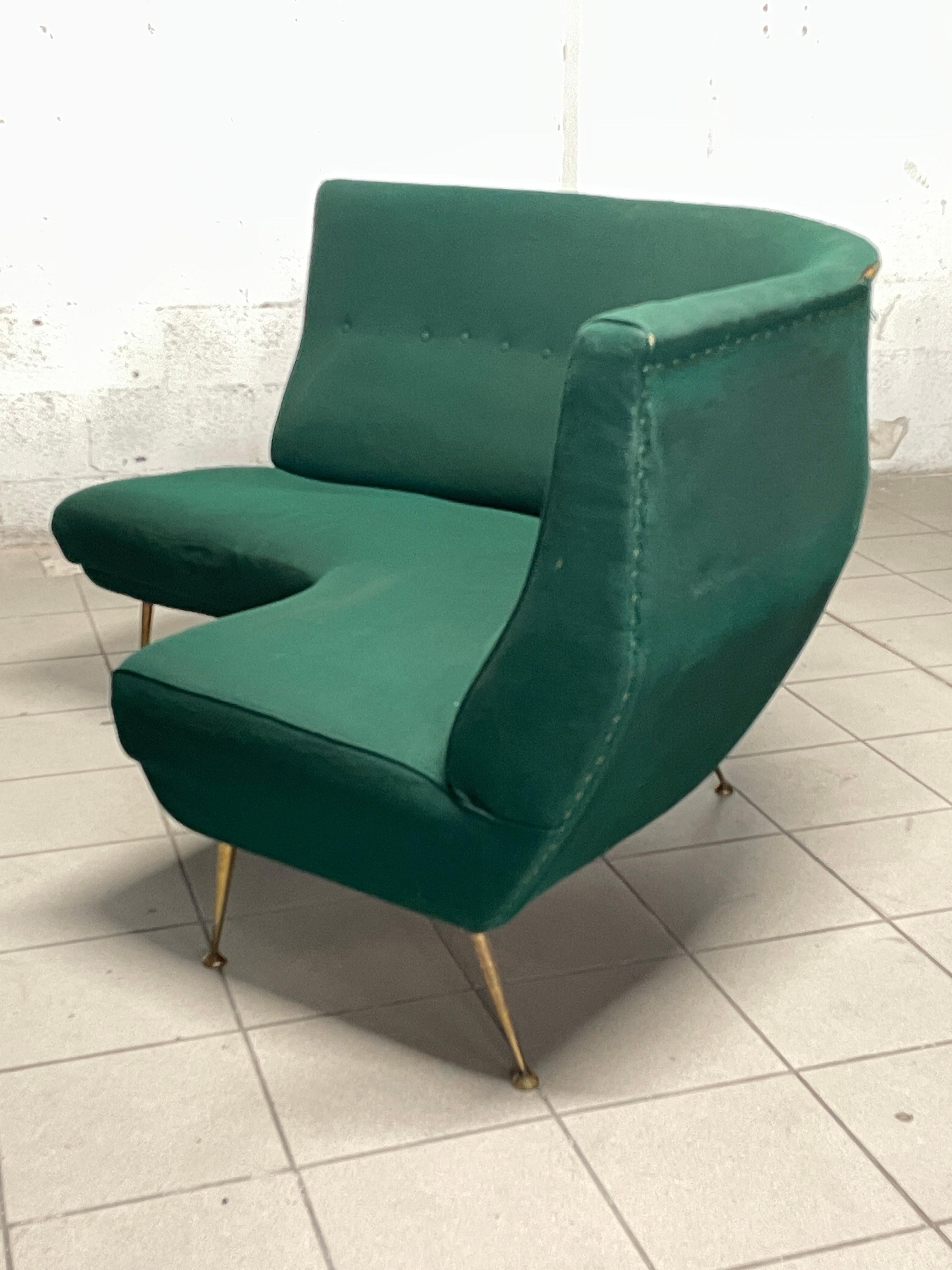 Sofá esquinero de los años 60 de fabricación italiana en venta 7