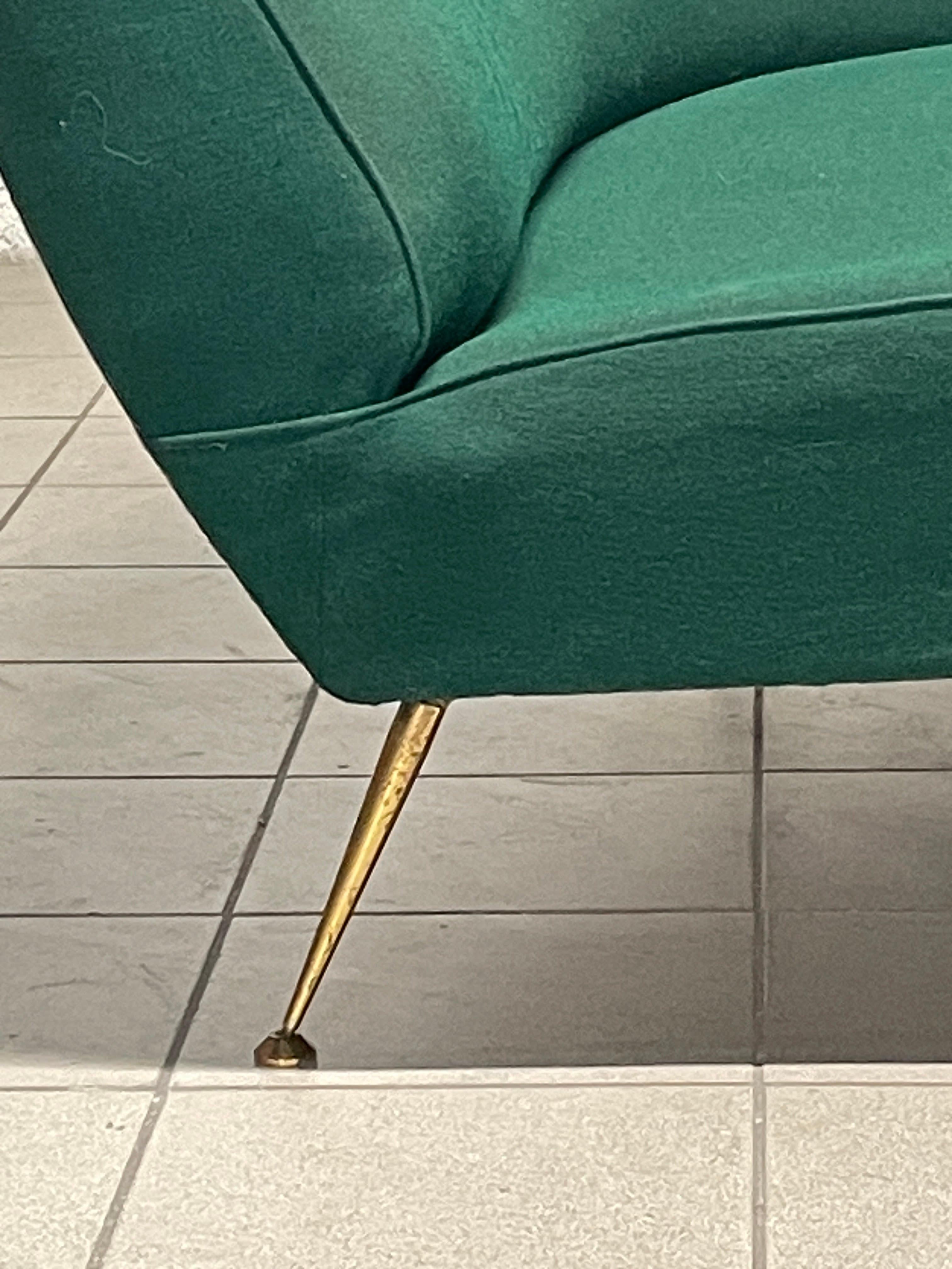 Sofá esquinero de los años 60 de fabricación italiana en venta 12