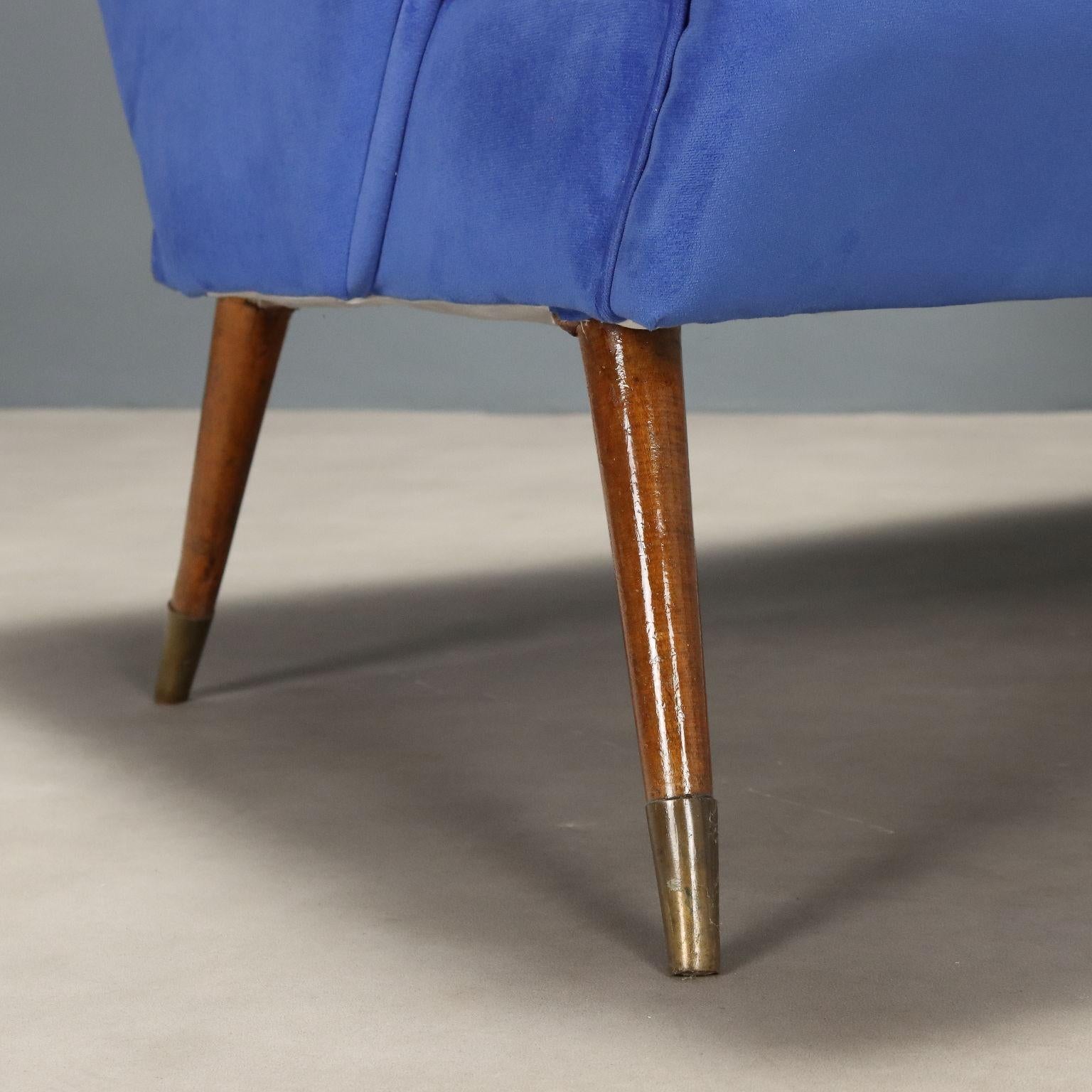 Divanetto Blu Anni '60 Mid-20th Century en venta