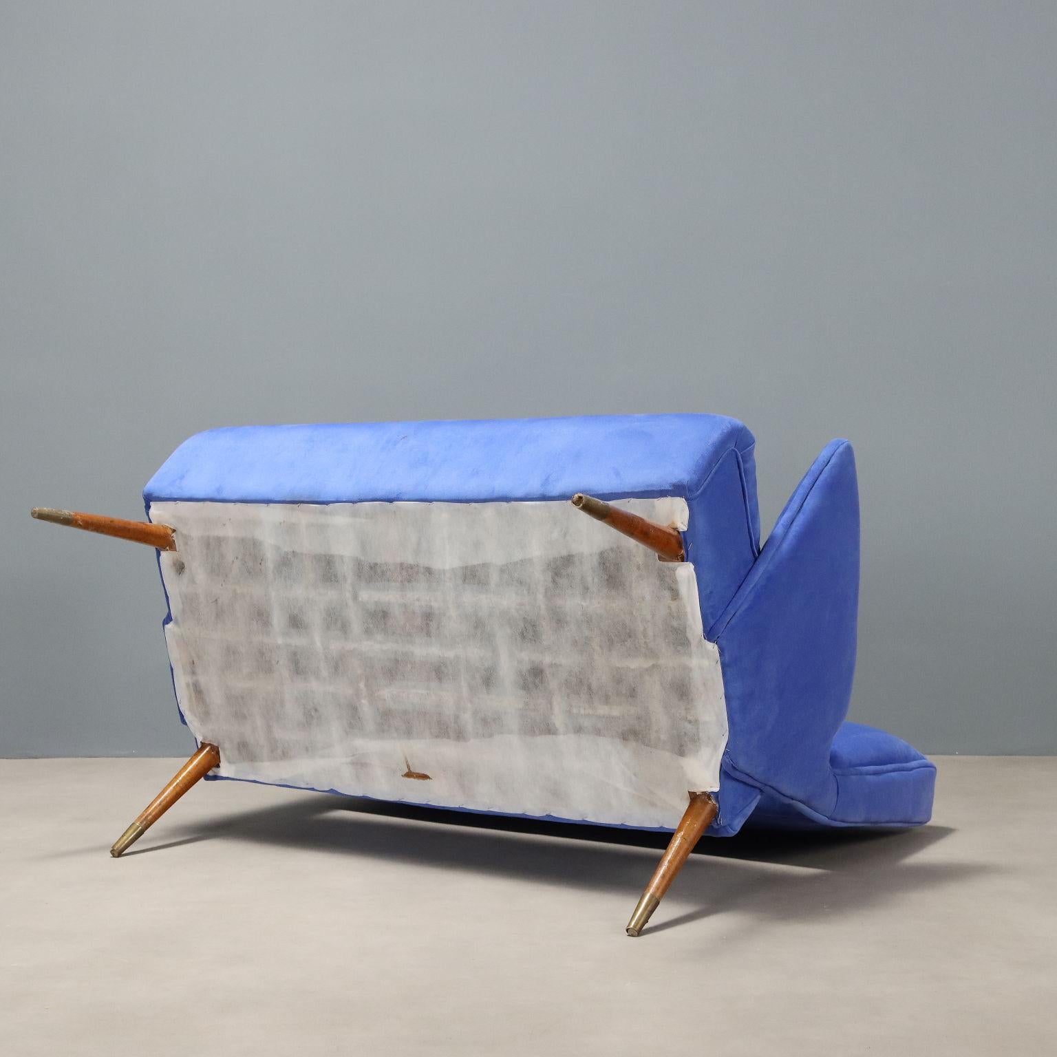 Divanetto Blu Anni '60 en venta 2
