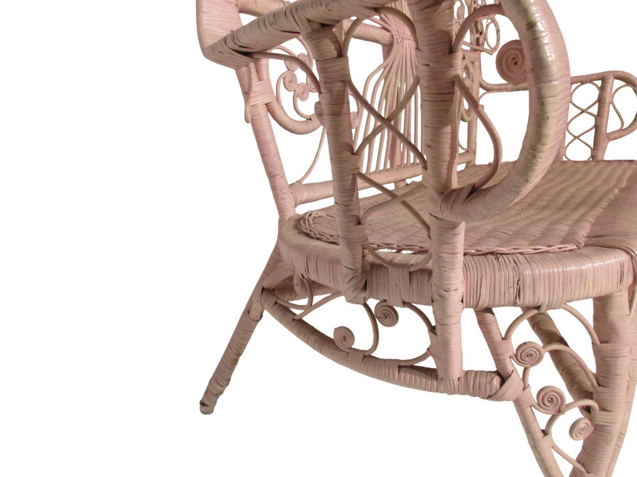 Divanetto in canna d'India e bambù di Valentino Più, Italia anni'70. im Angebot 4