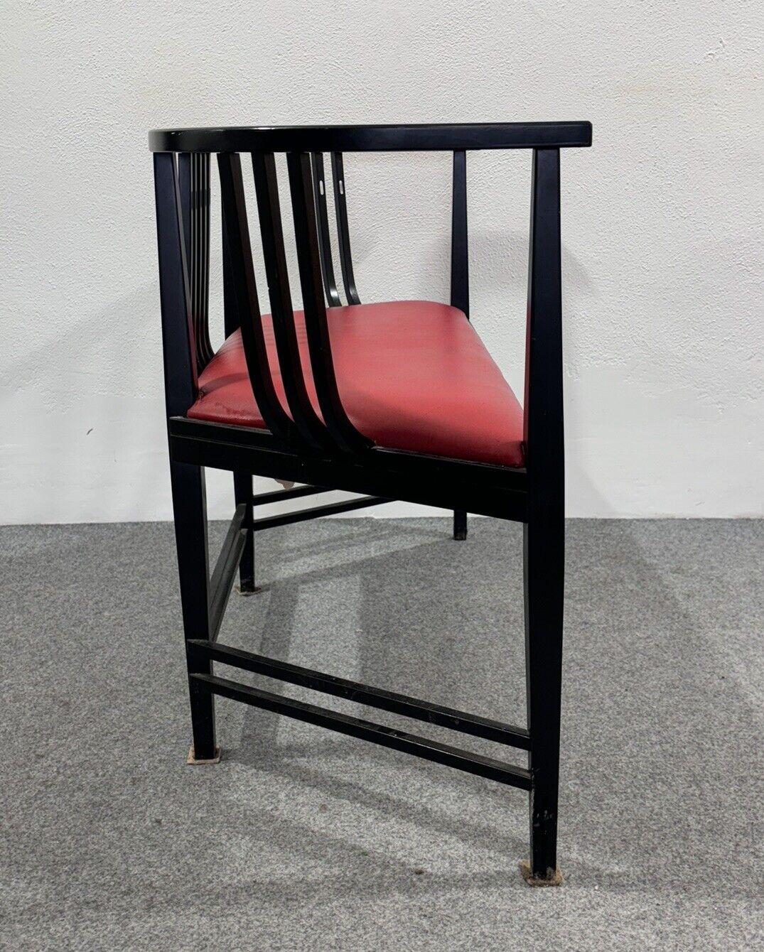 Cuir Canapé-lit Ernest Archibald Taylor Style 1980 Design Moderniste en vente