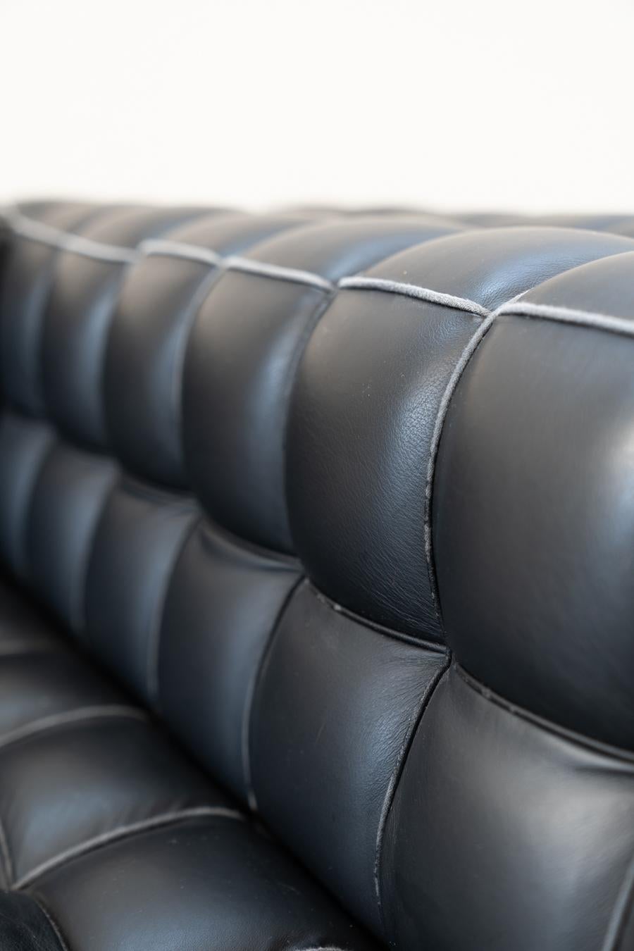 Divani kubus, due posti di Josef Hoffmann per Wittmann, anni '80, set di 4 For Sale 6