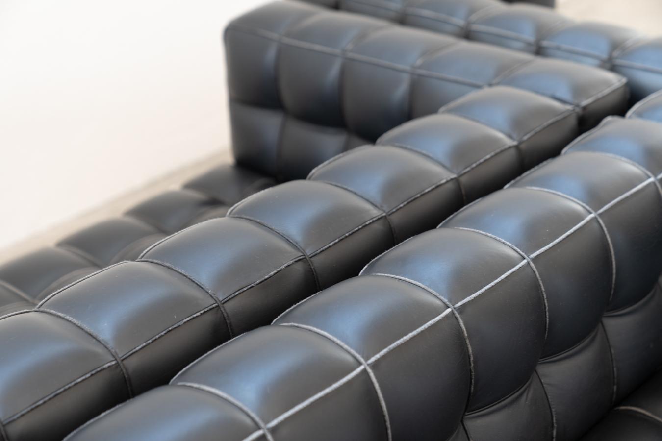 Divani kubus, due posti di Josef Hoffmann per Wittmann, anni '80, set di 4 For Sale 12