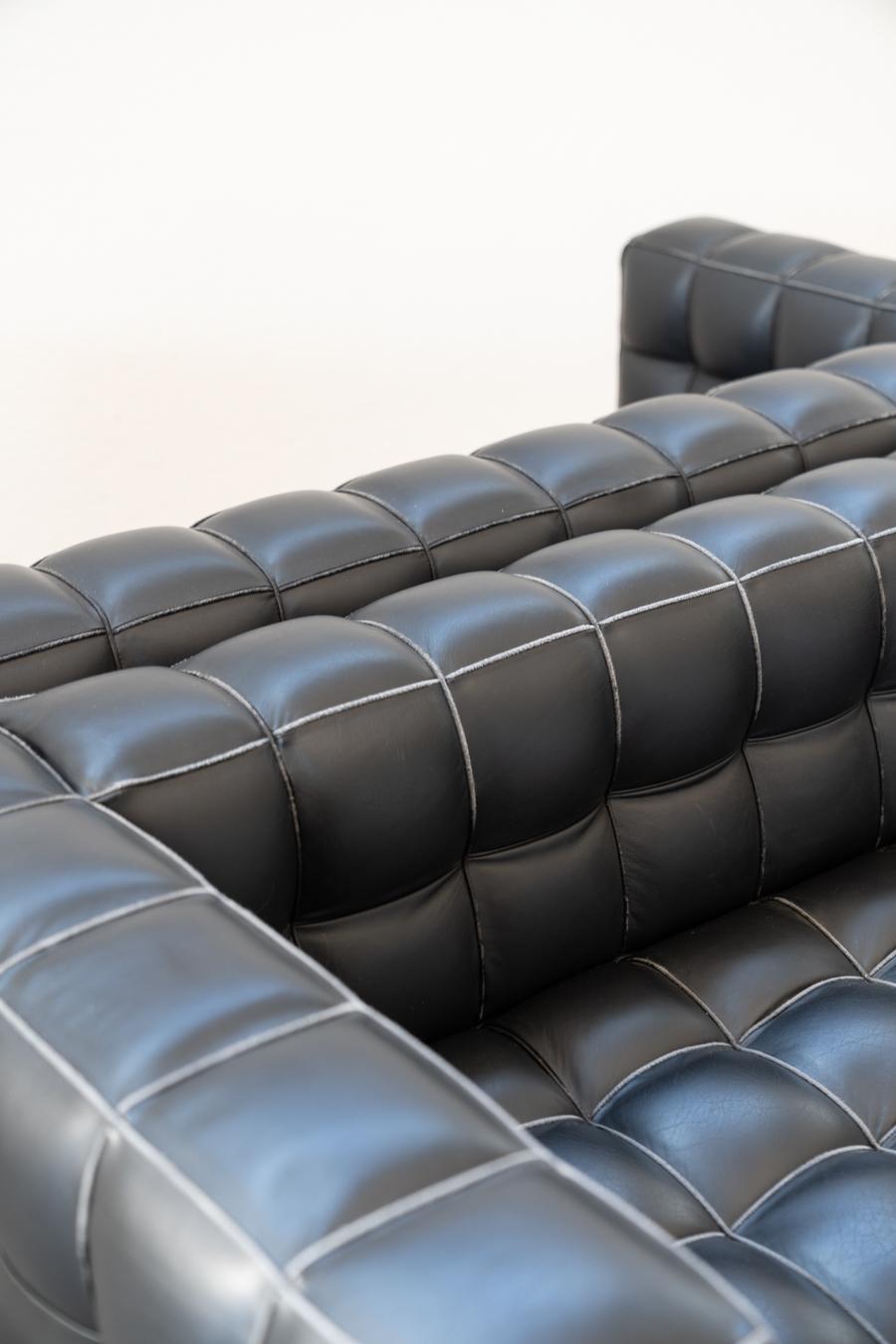 Divani kubus, due posti di Josef Hoffmann per Wittmann, anni '80, set di 4 For Sale 1