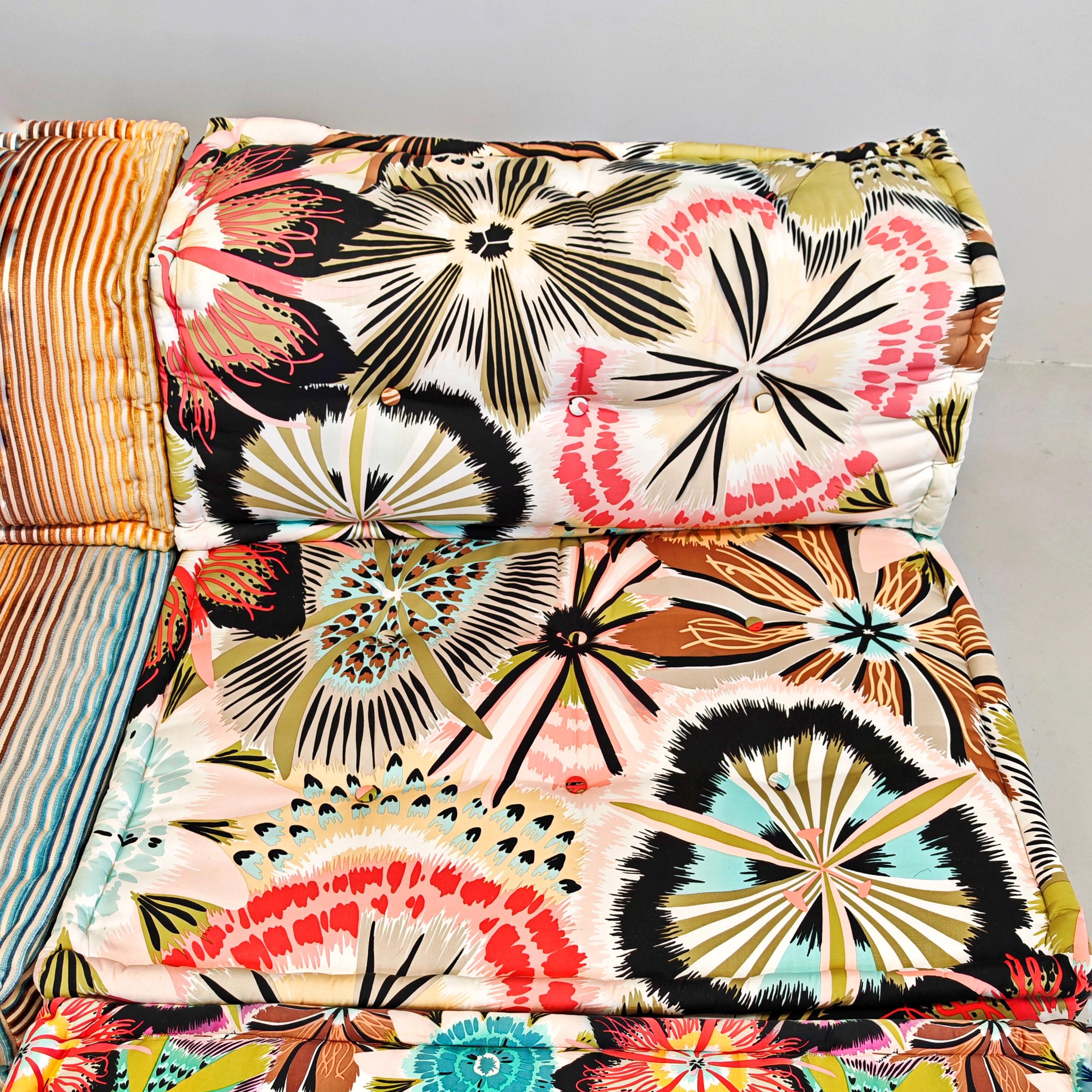 Divano 11 elementi Mah Jong Roche Bobois di H. Hopfer tessuti Missoni in vendita 6