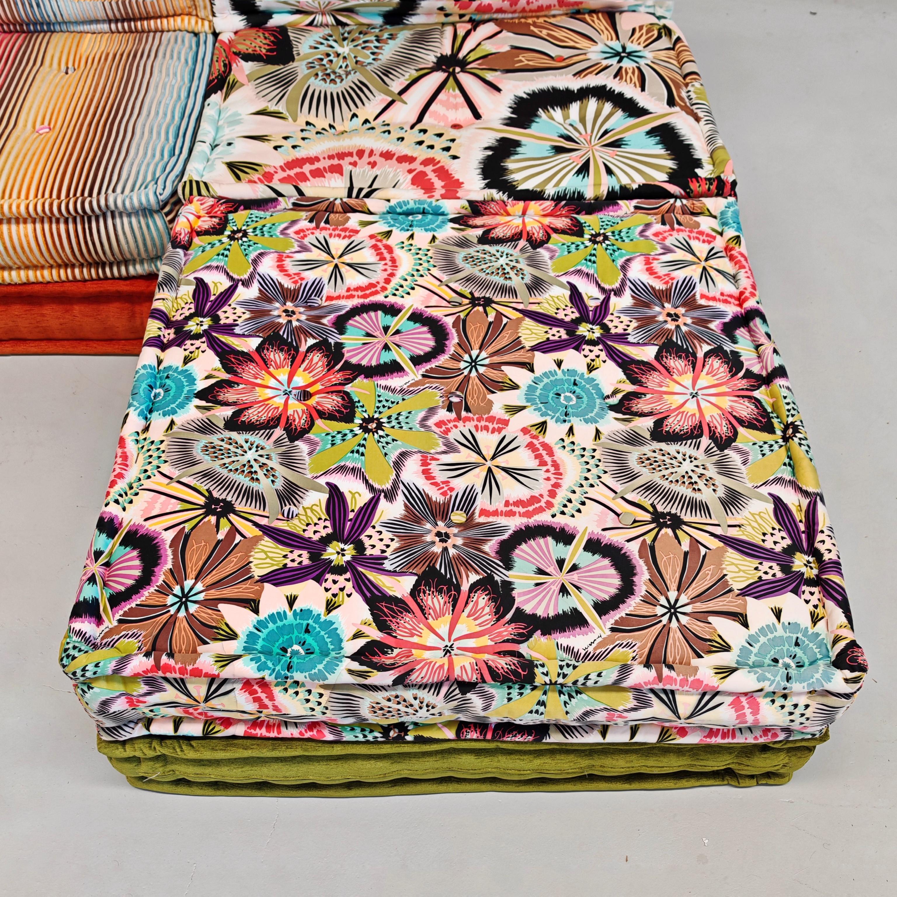 Divano 11 elementi Mah Jong Roche Bobois di H. Hopfer tessuti Missoni in vendita 7