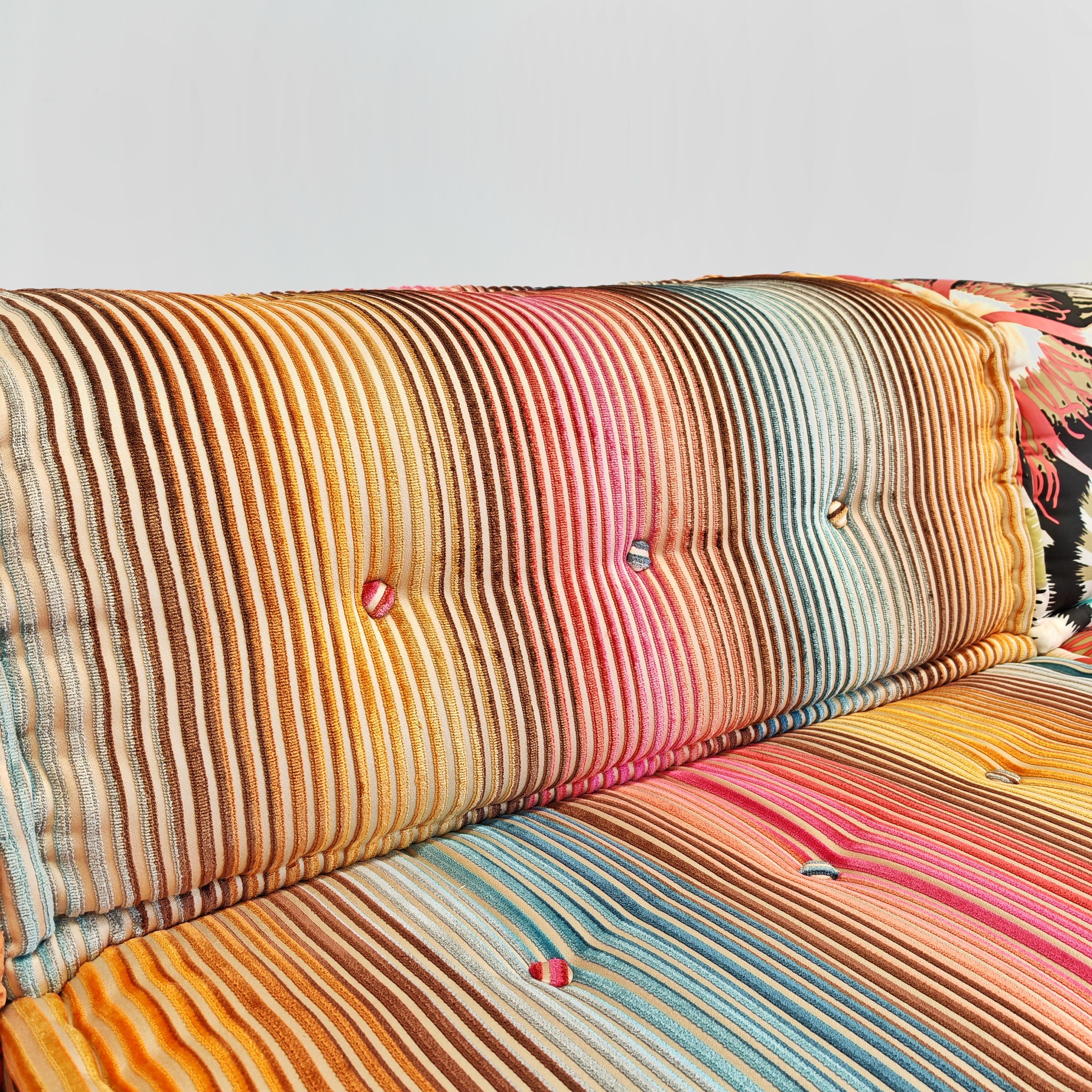 Divano 11 elementi Mah Jong Roche Bobois di H. Hopfer tessuti Missoni in vendita 9