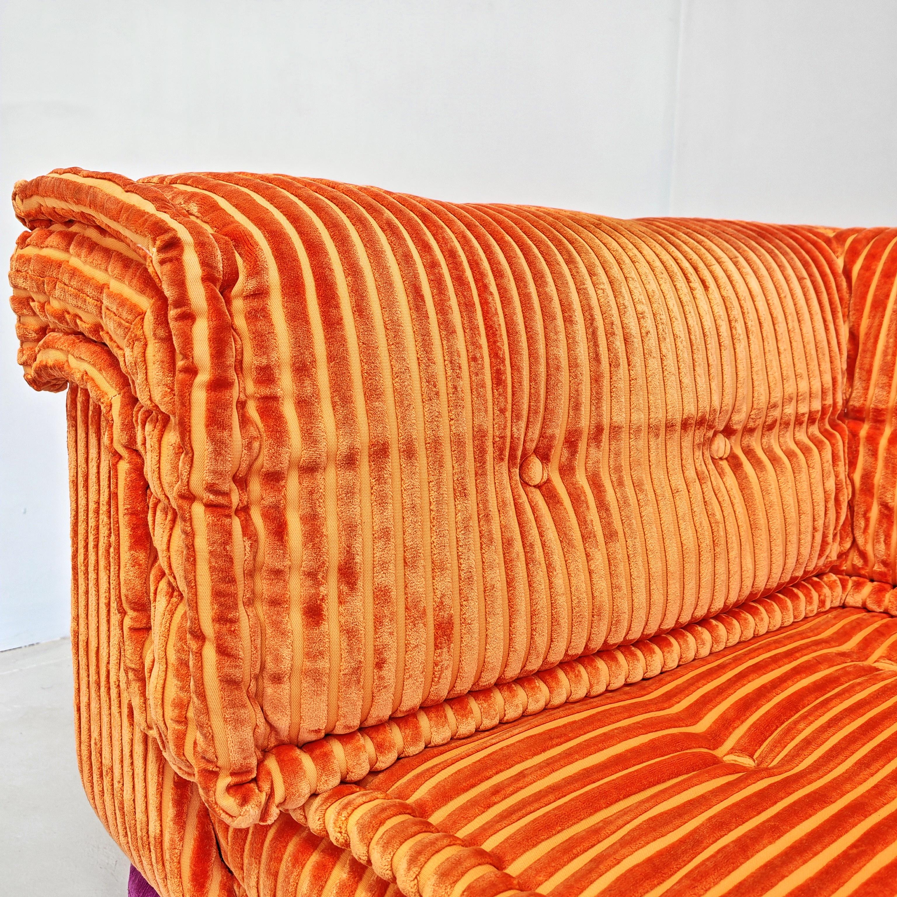 Divano 11 elementi Mah Jong Roche Bobois di H. Hopfer tessuti Missoni in vendita 11