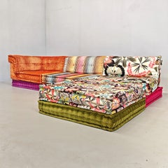 Divano 11 elementi Mah Jong Roche Bobois di H. Hopfer tessuti Missoni