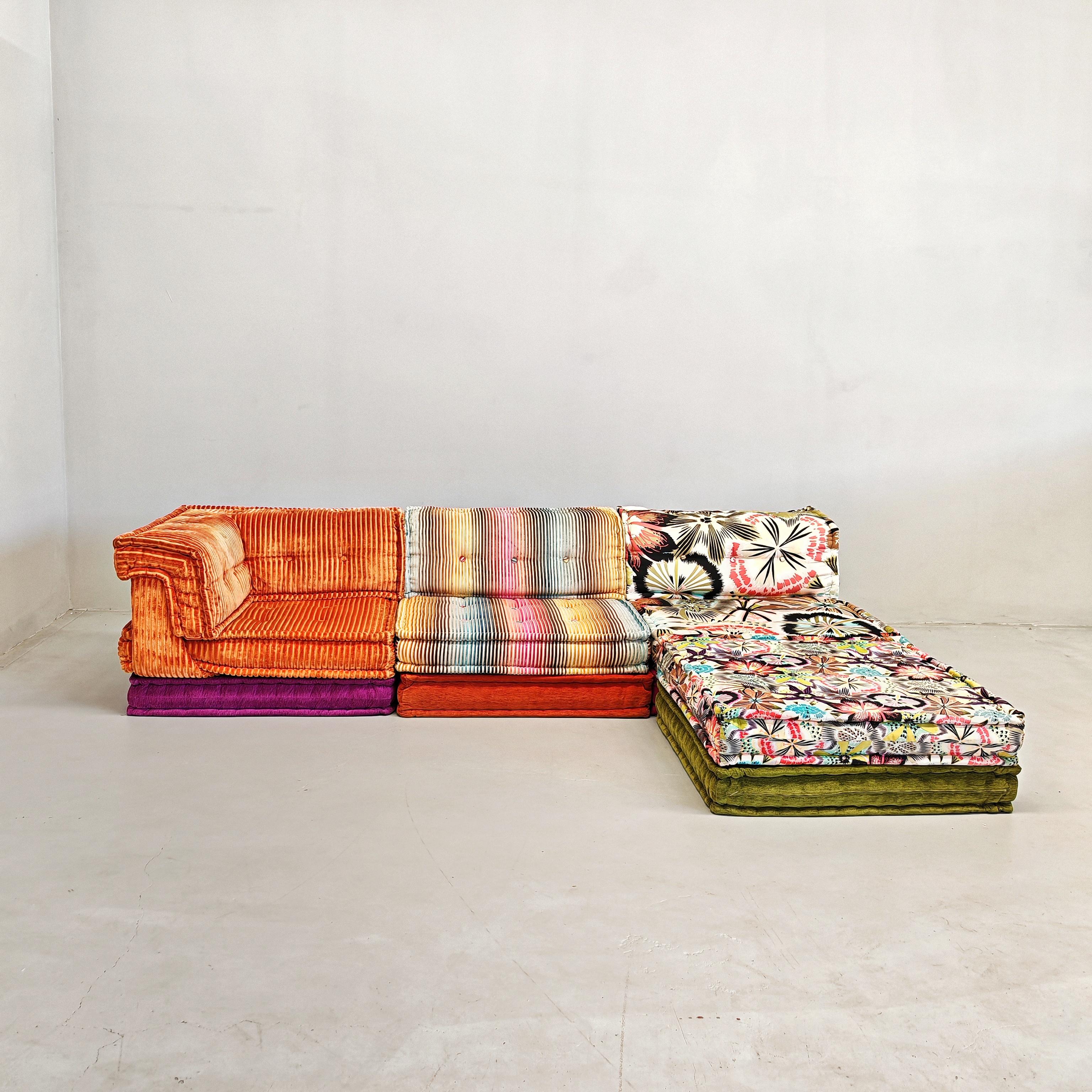 Altro Divano 11 elementi Mah Jong Roche Bobois di H. Hopfer tessuti Missoni in vendita