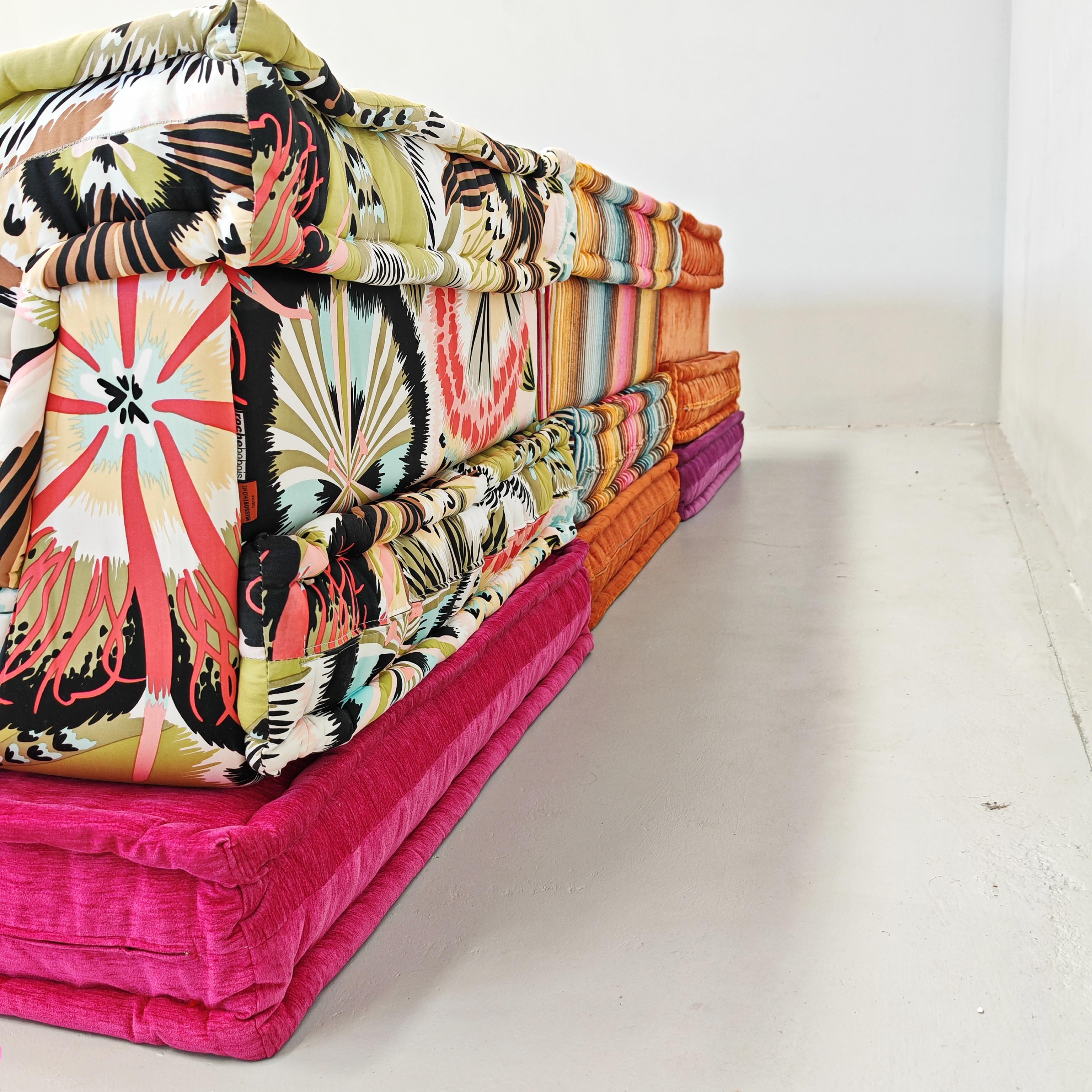 Divano 11 elementi Mah Jong Roche Bobois di H. Hopfer tessuti Missoni in vendita 1