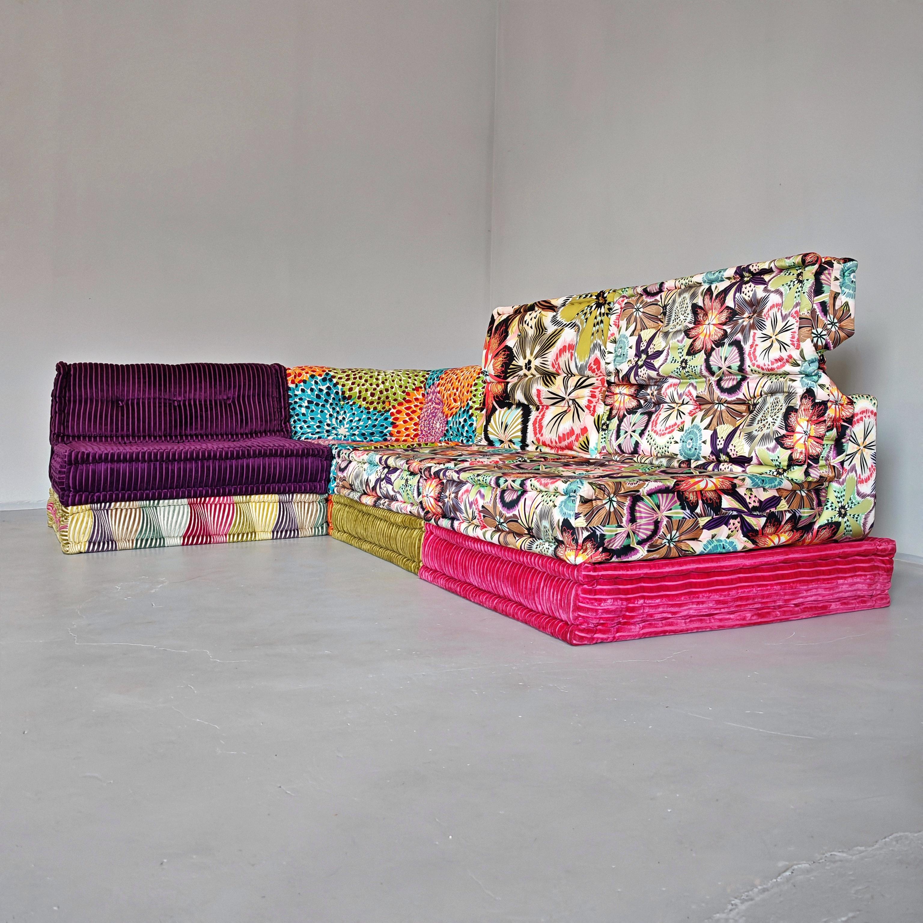 Mah Jong Roche Bobois Canapé 12 pièces par H. Hopfer tissus fins Missoni en vente 9
