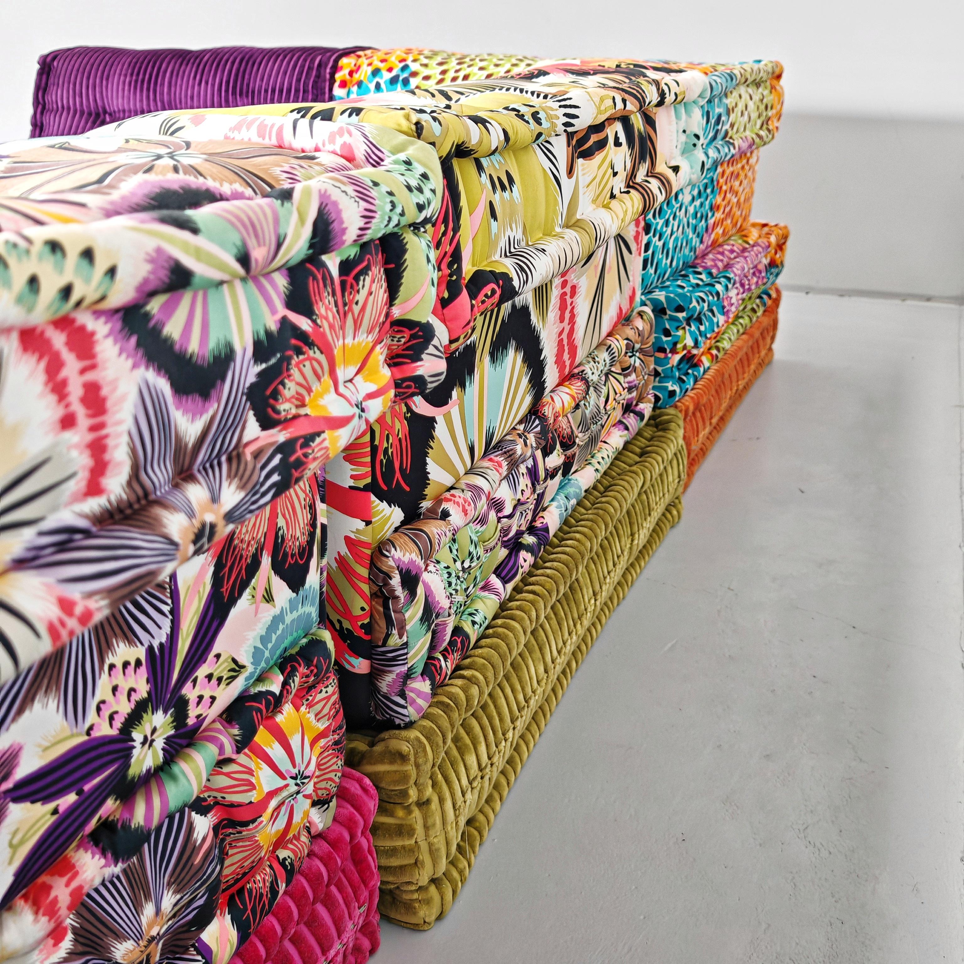 Mah Jong Roche Bobois Canapé 12 pièces par H. Hopfer tissus fins Missoni en vente 1