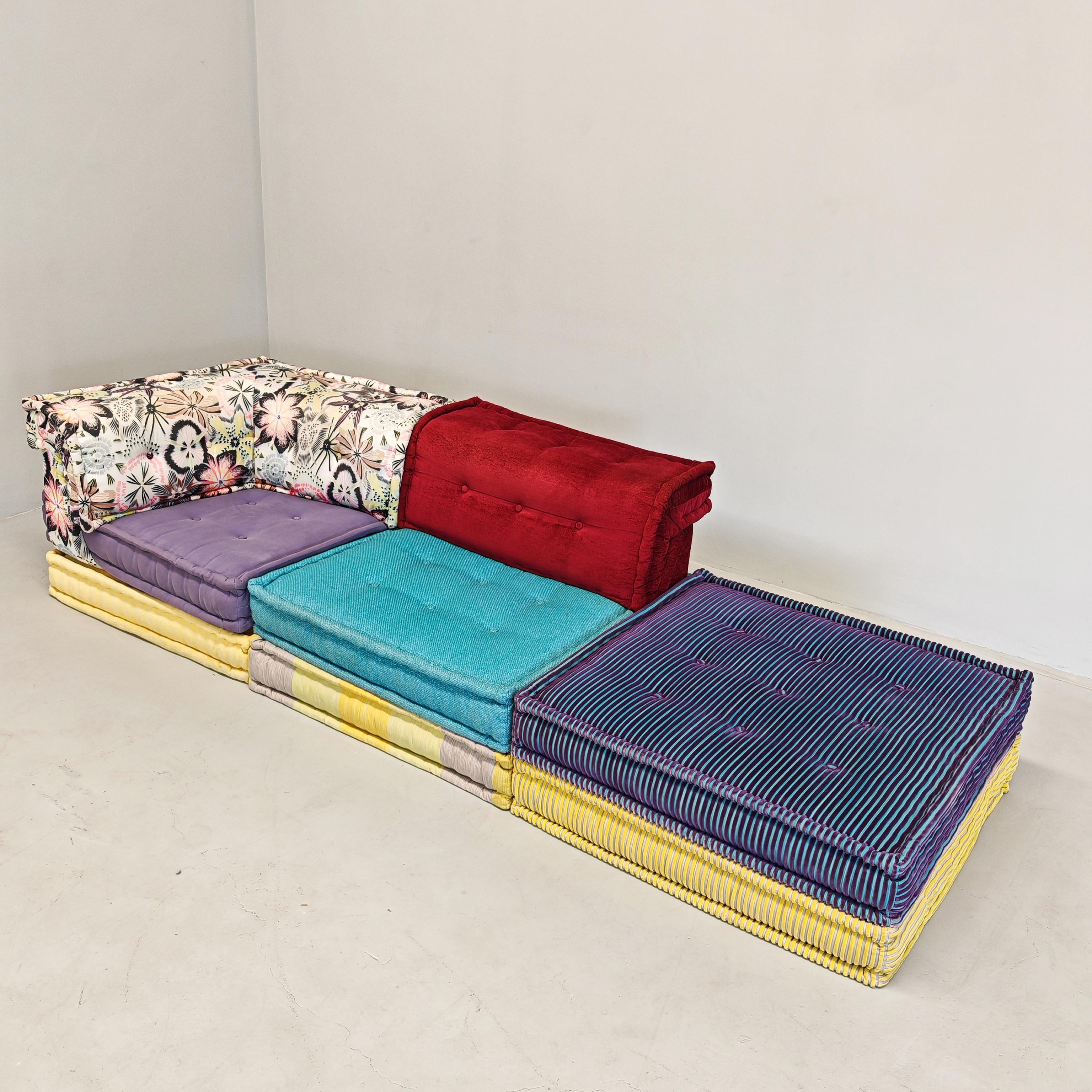 Autre Mah Jong Roche Bobois Canapé 8 pièces par H. Hopfer tissus fins Missoni en vente