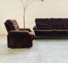 Three-seater sofa and armchairs by Tobia & Afra Scarpa for B&B Italia, 1970, set d