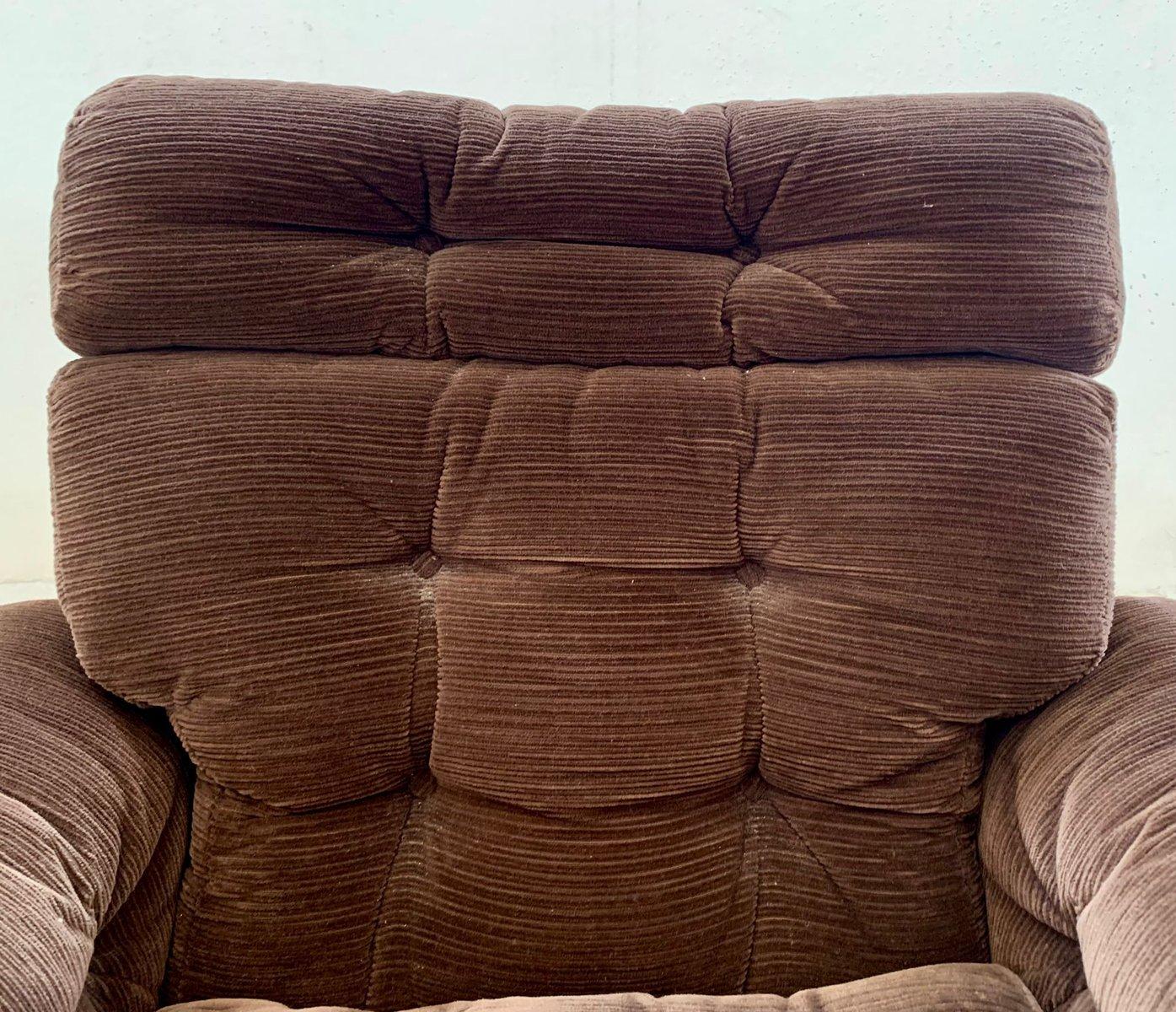 Dreisitziges Sofa und Sessel von Tobia & Afra Scarpa für B&B Italia, 1970, Satz d (Chenille) im Angebot