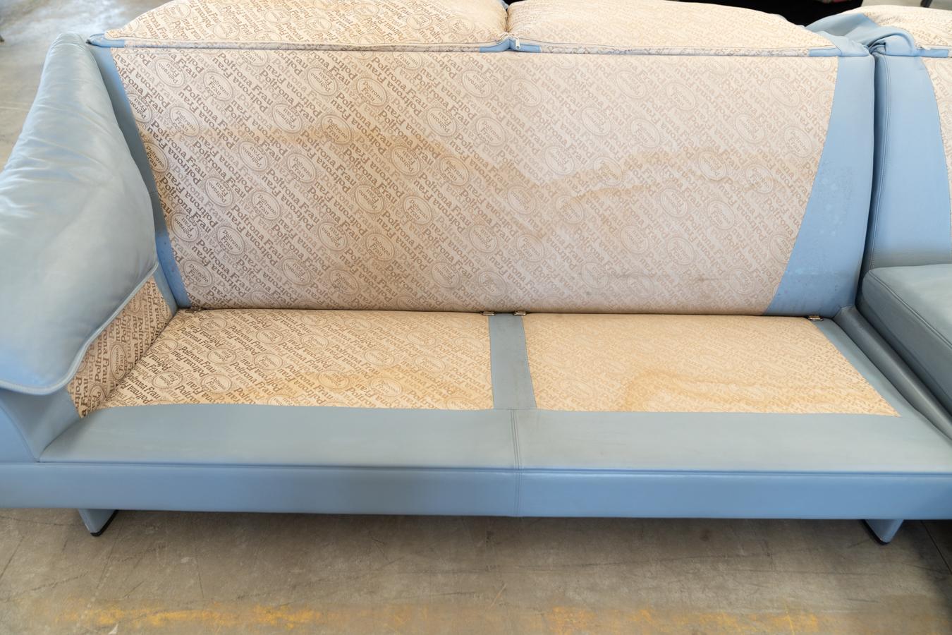 Serenade corner sofa by Tito Agnoli for Frau, 1980s For Sale 13