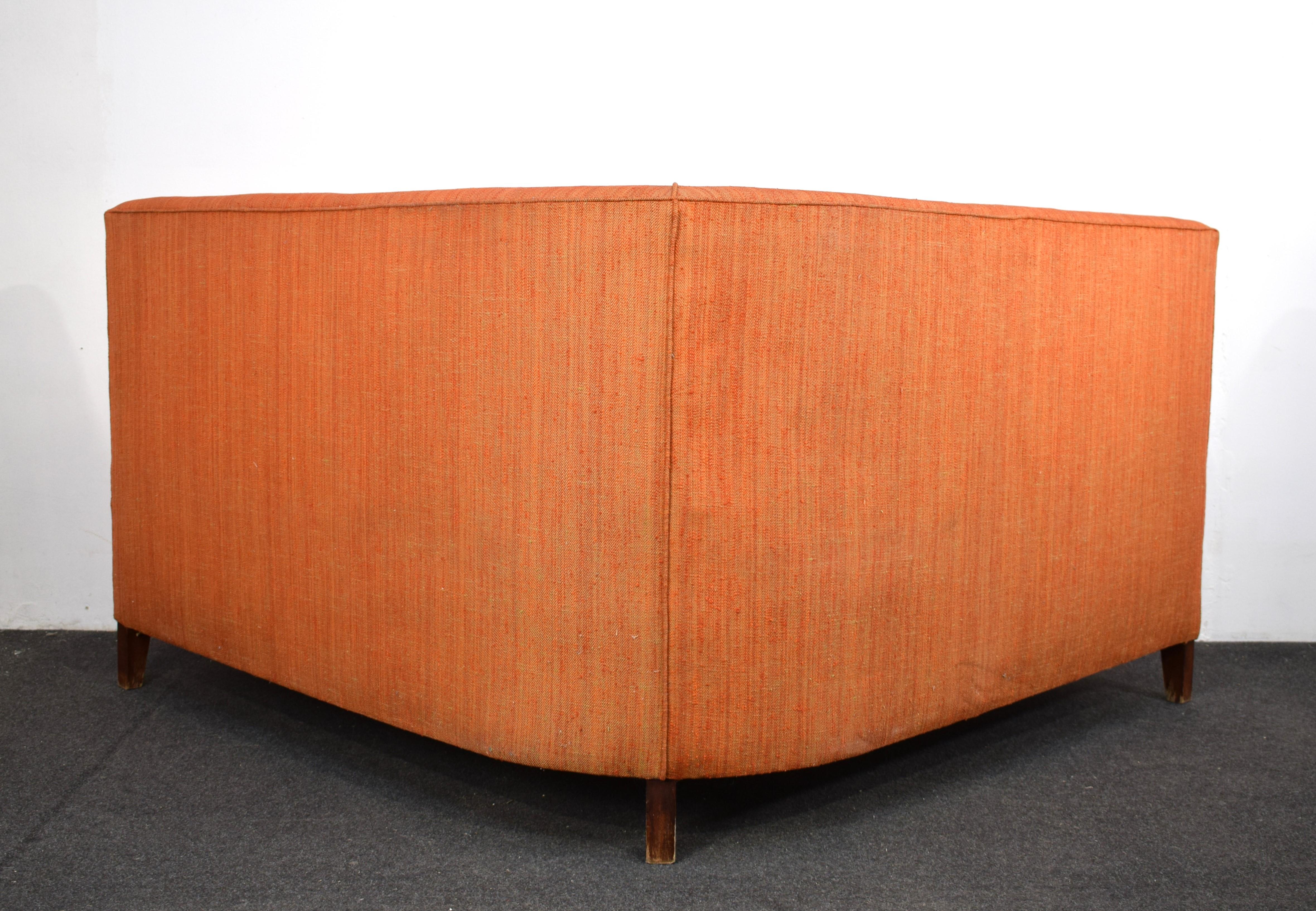 Mid-20th Century Canapé d'angle, Italie, vers 1950. en vente