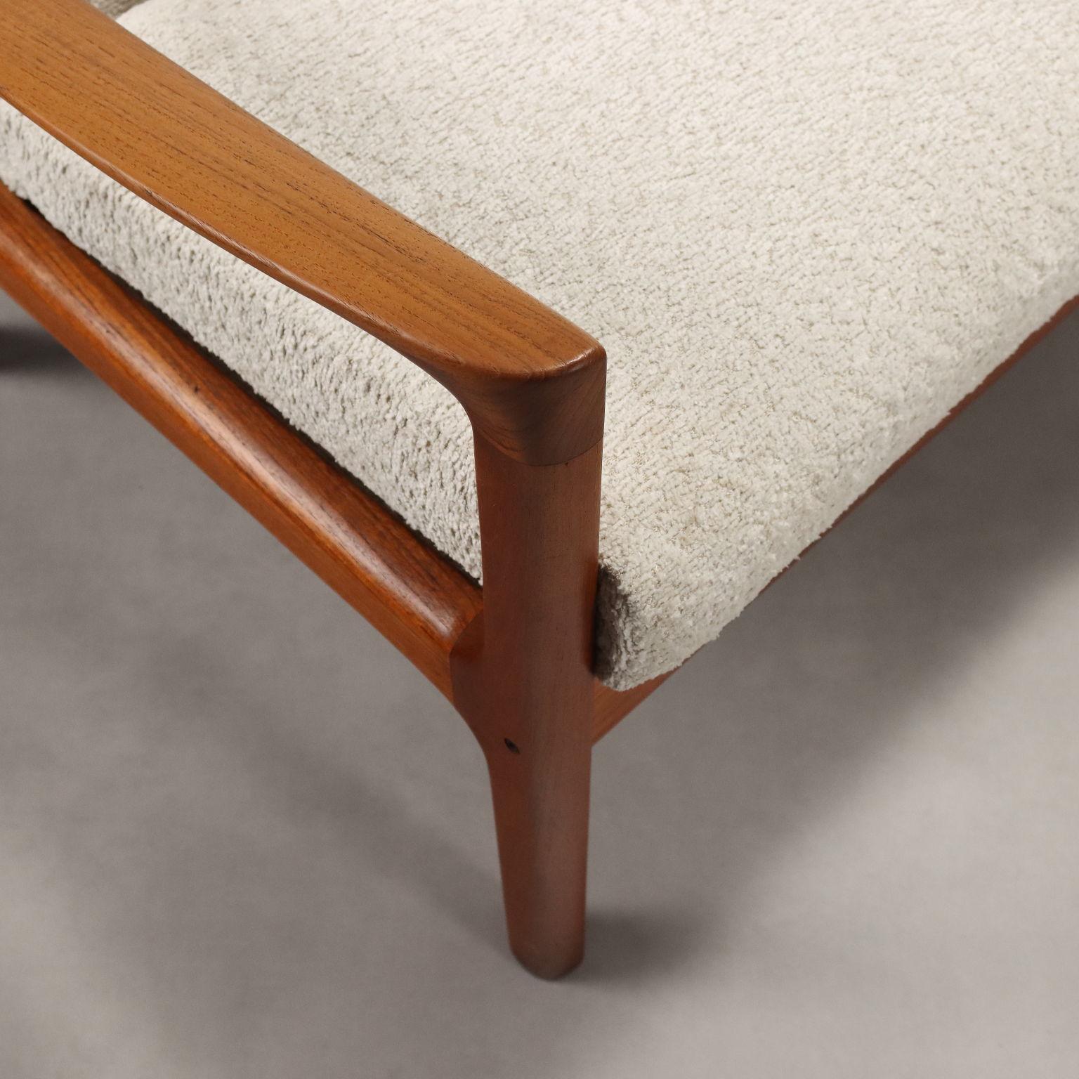 Tessuto Divano anni '60 France & Son Design di ole Wanscher in vendita