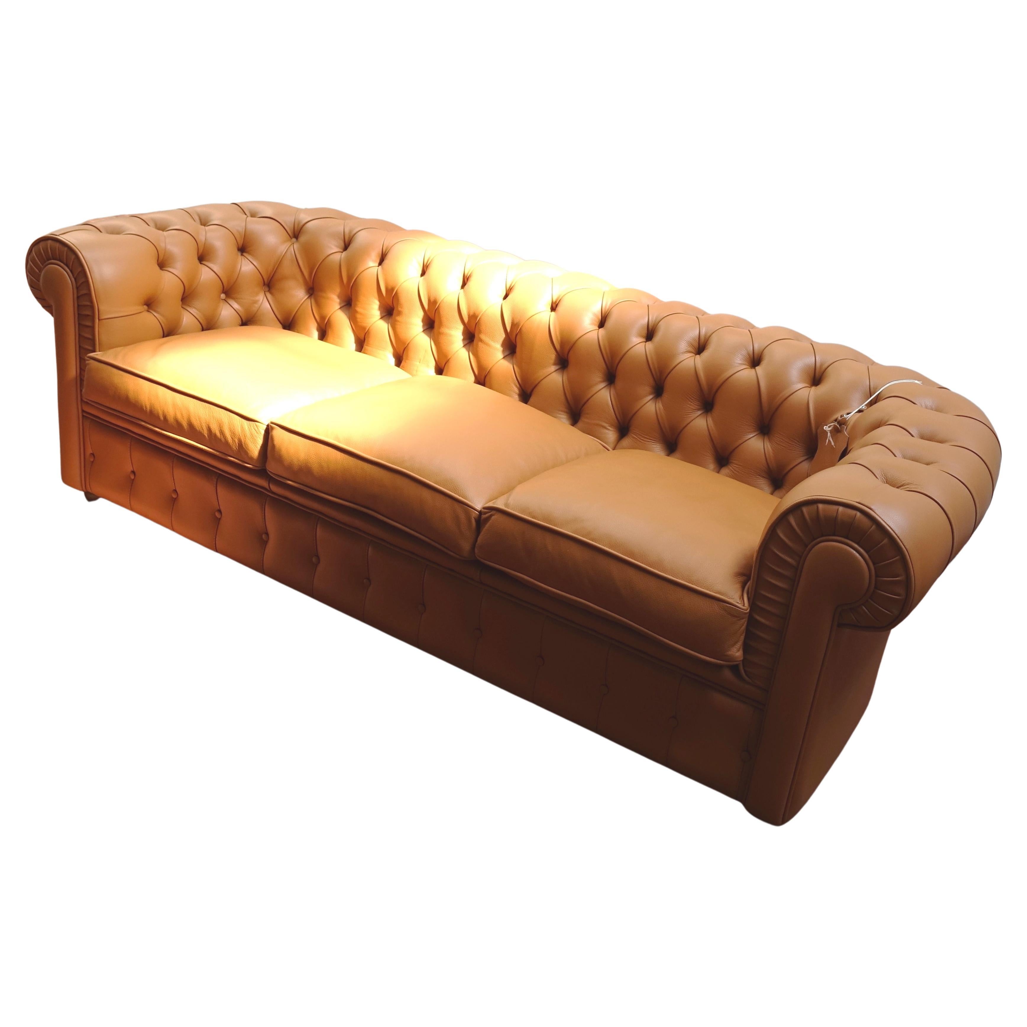 Chesterfield Classic Vintage Sofa Natural Materials Sofa Chesterfield Style Sofa Living Room 4260499872274 
