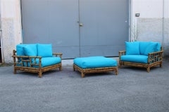 Sofa with Armchairs Colin Morrow series Ming for Southern Nurseries 1970 italy