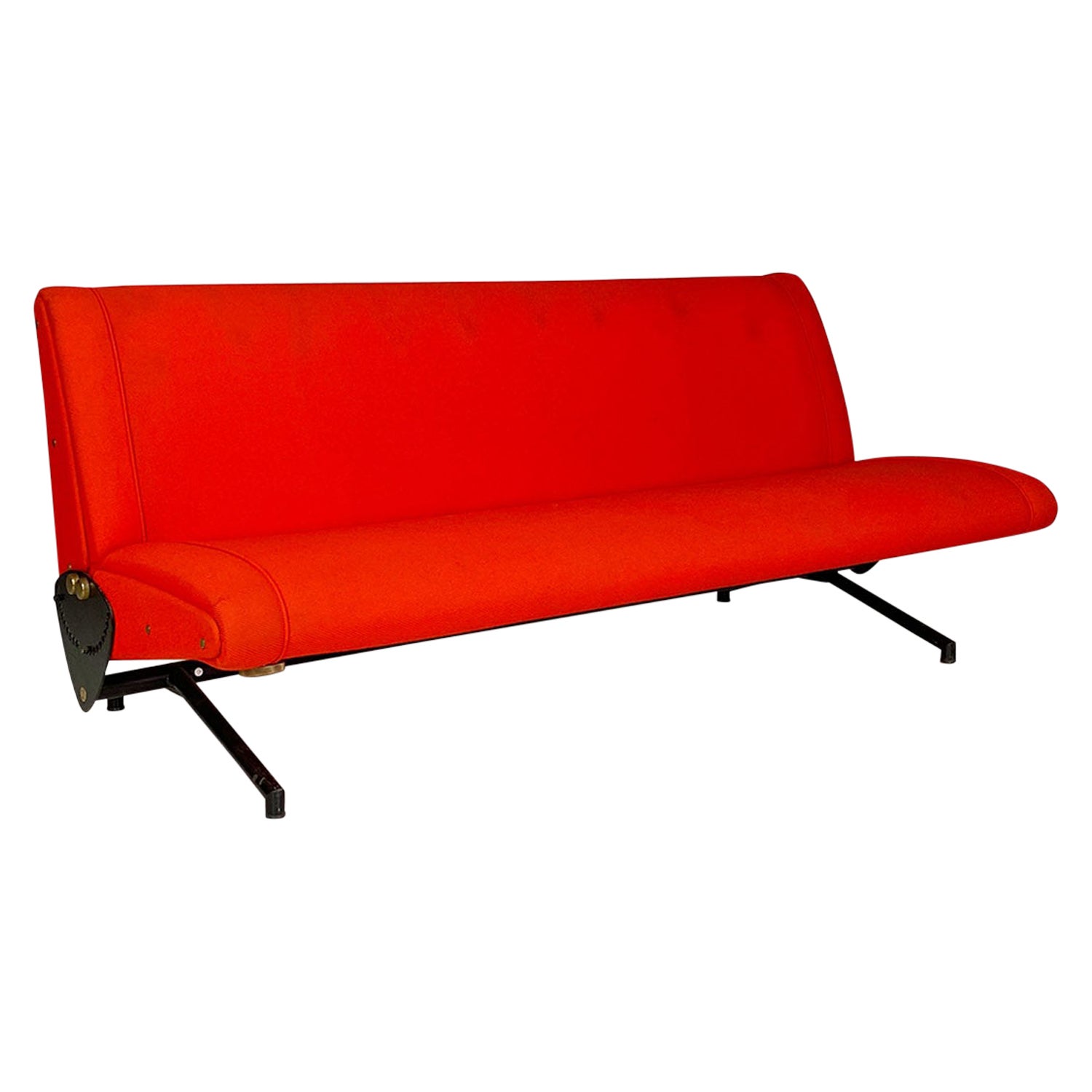 Divano D70 italiano ad ali mobili di Osvaldo Borsani per Tecno, anni 
60