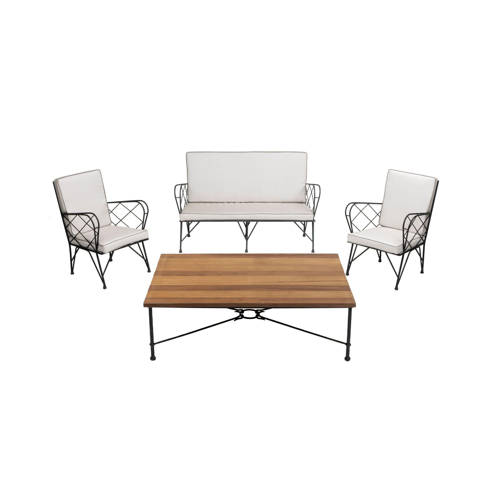 Sofá de exterior de hierro Eden Italian en venta