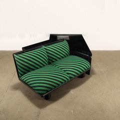 Sofa from Carlo Bartoli's 'Blop' series with 1970s support furniture
