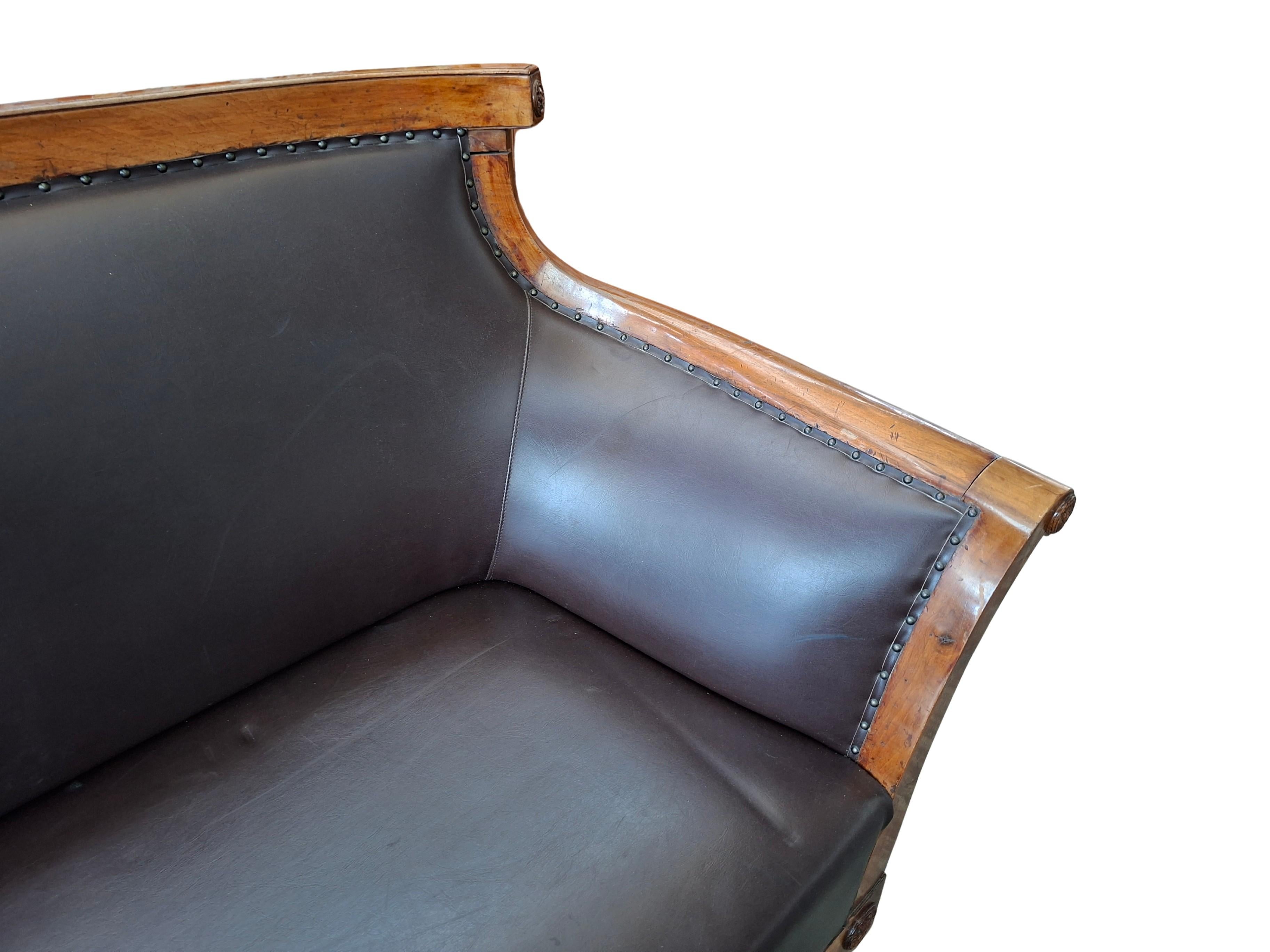 British Colonial vintage sofa For Sale