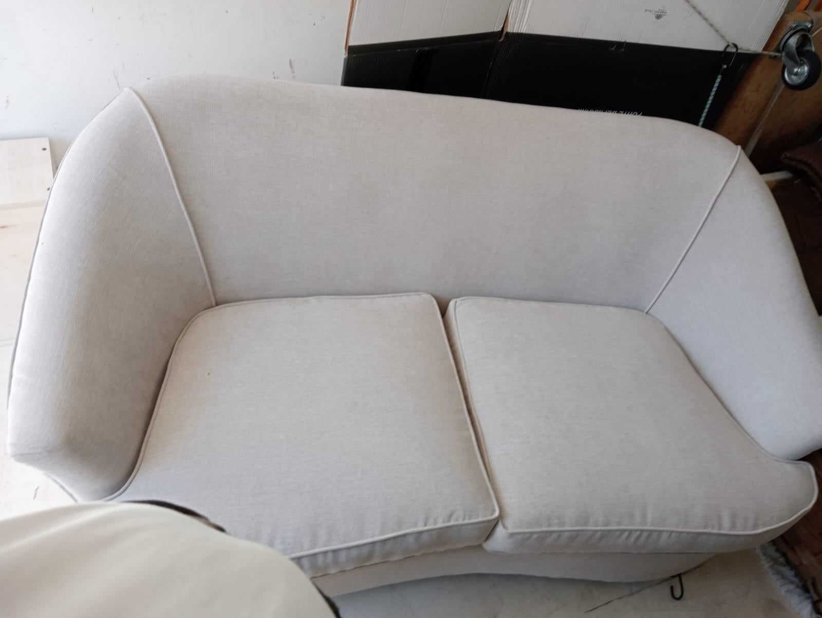 Velvet Sofa by Gio Ponti for Home and Garden For Sale