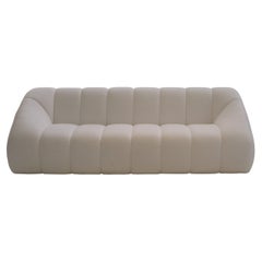 NEW 3-seater sofa in white fabric. By Legame Italia