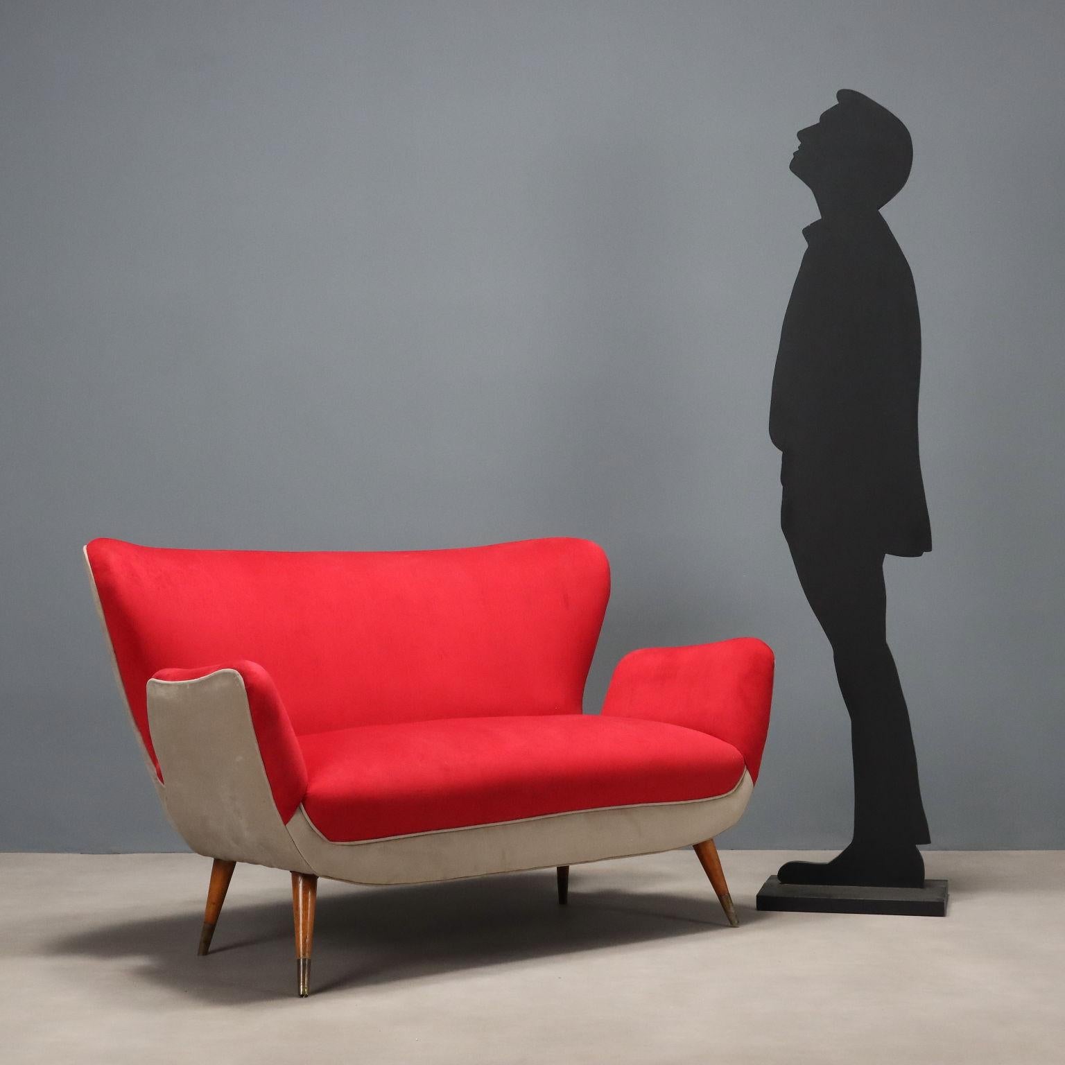 Mid-Century Modern Two Seater Sofa 1960s For Sale