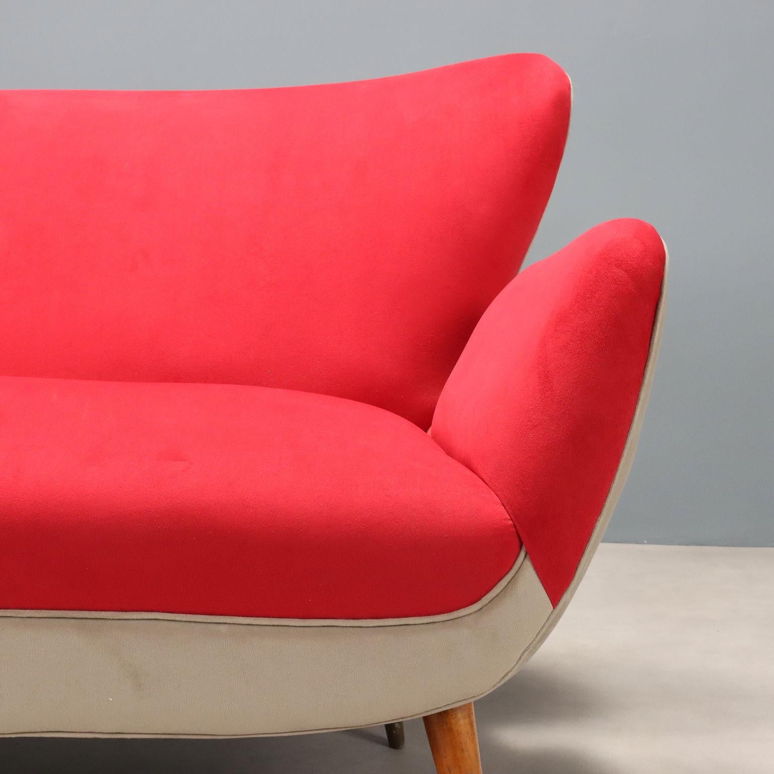 Fabric Two Seater Sofa 1960s For Sale