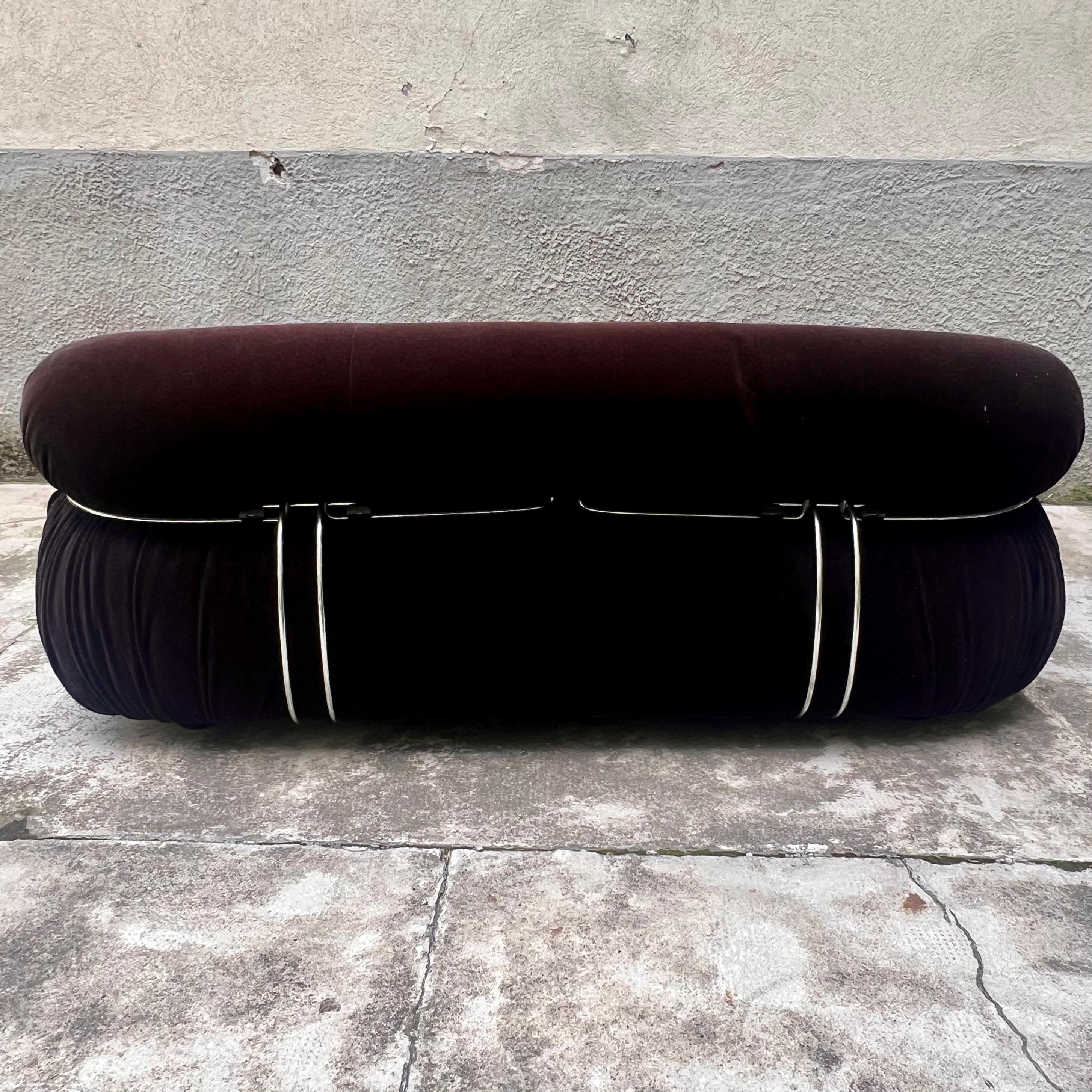 Mid-20th Century Divano Due Posti Soriana di Tobia Scarpa per Cassina - Italia - 1970s